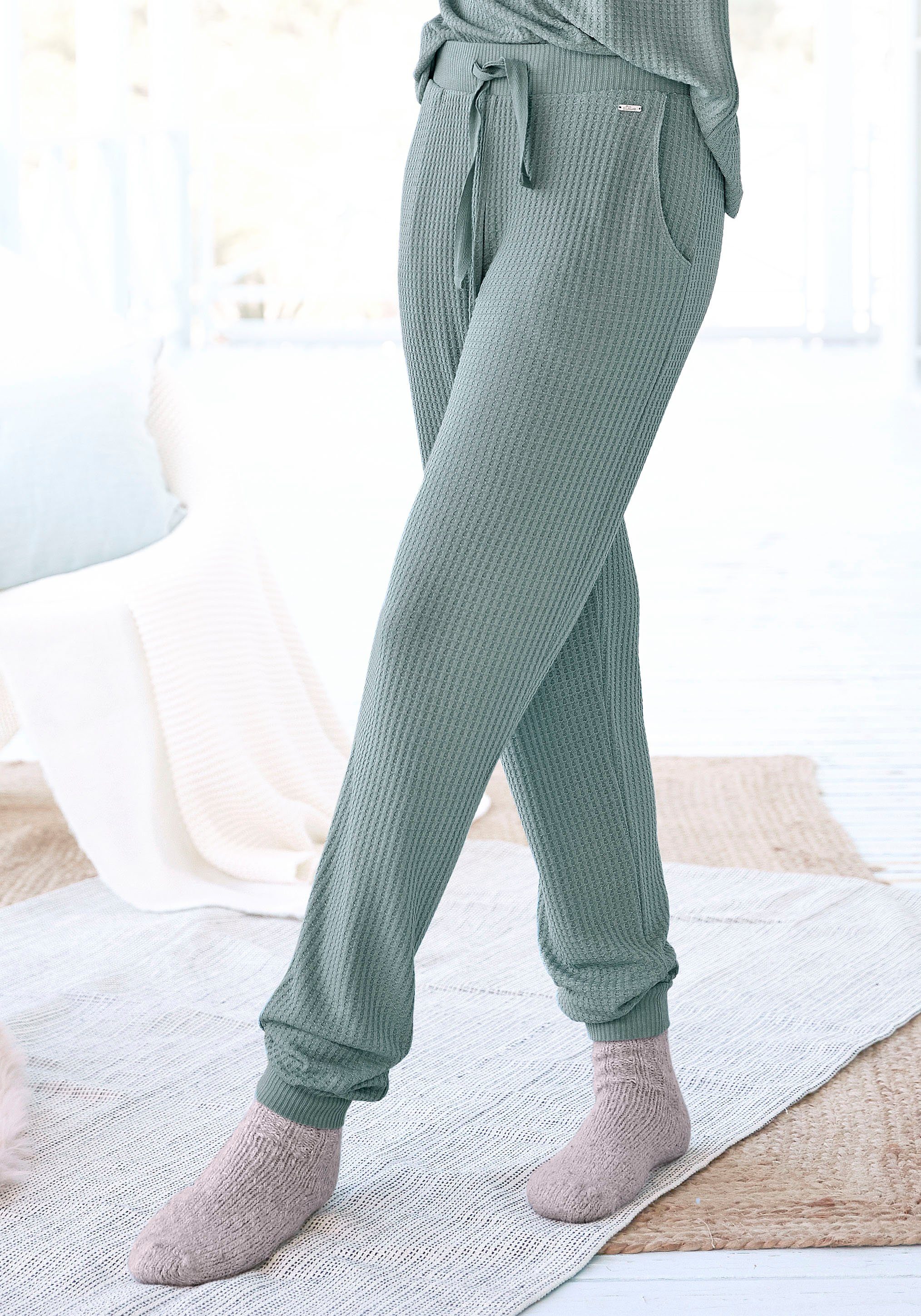 Loungeanzug s.Oliver Loungehose mint