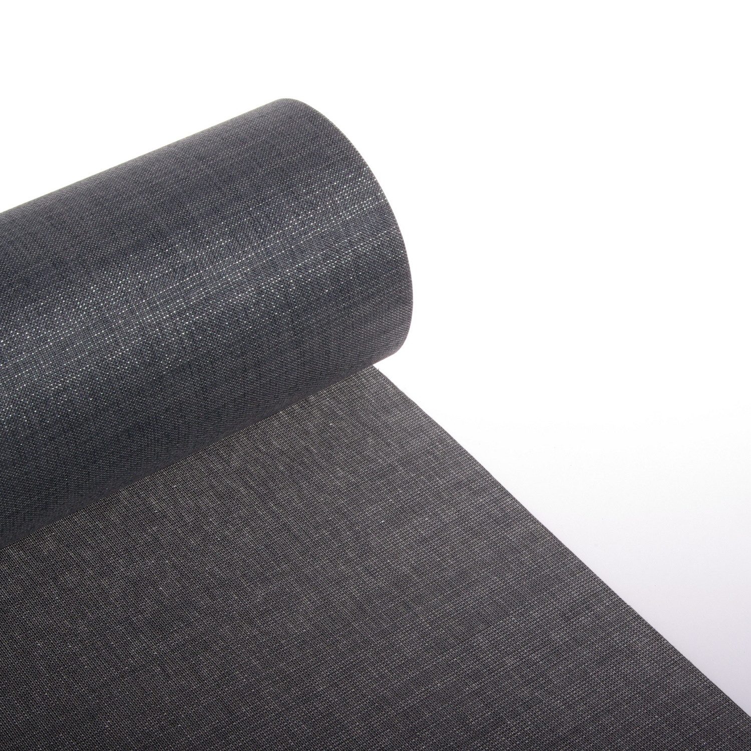 Deko AS Tischläufer Shabby-Chic-Deluxe - 300mm - 20m - Schwarz - 700300-300-20-17 (1-tlg, 1 Rolle Tischläufer), Strapazierfähig