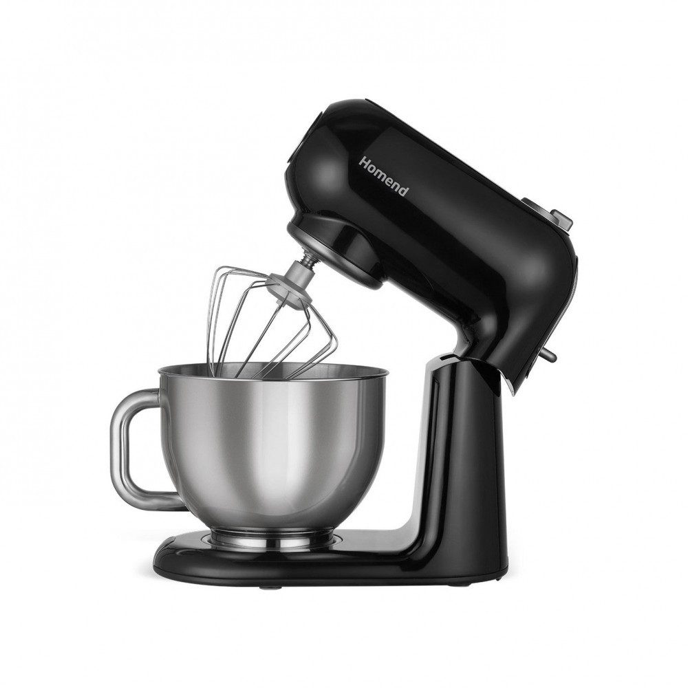 Homend Küchenmaschine, Vintage Profashion 3027H, Küchenchef, Schwarz, 1500W, 5,5L