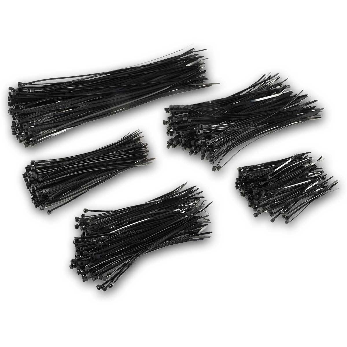 ChiliTec Электропроводbinder Электропроводbinder Set CKB-500 schwarz, 500teilig