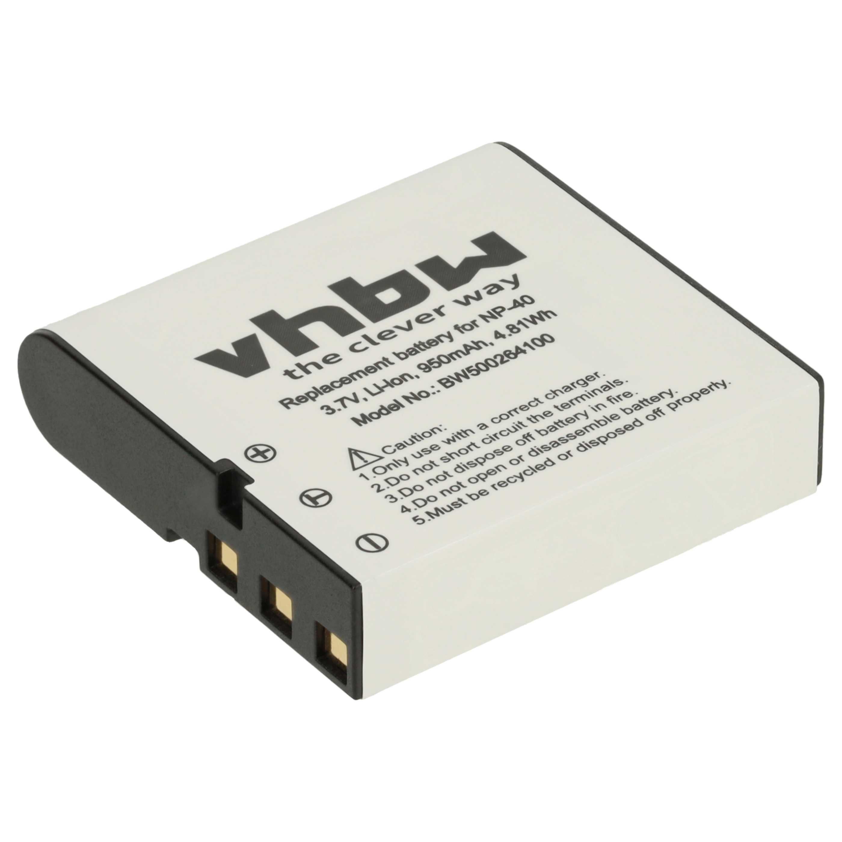 Vhbw Batteria Compatibile Per Fotocamera DXG PAC-0040 – Li-Ion 950 MAh, 3,6V - 4