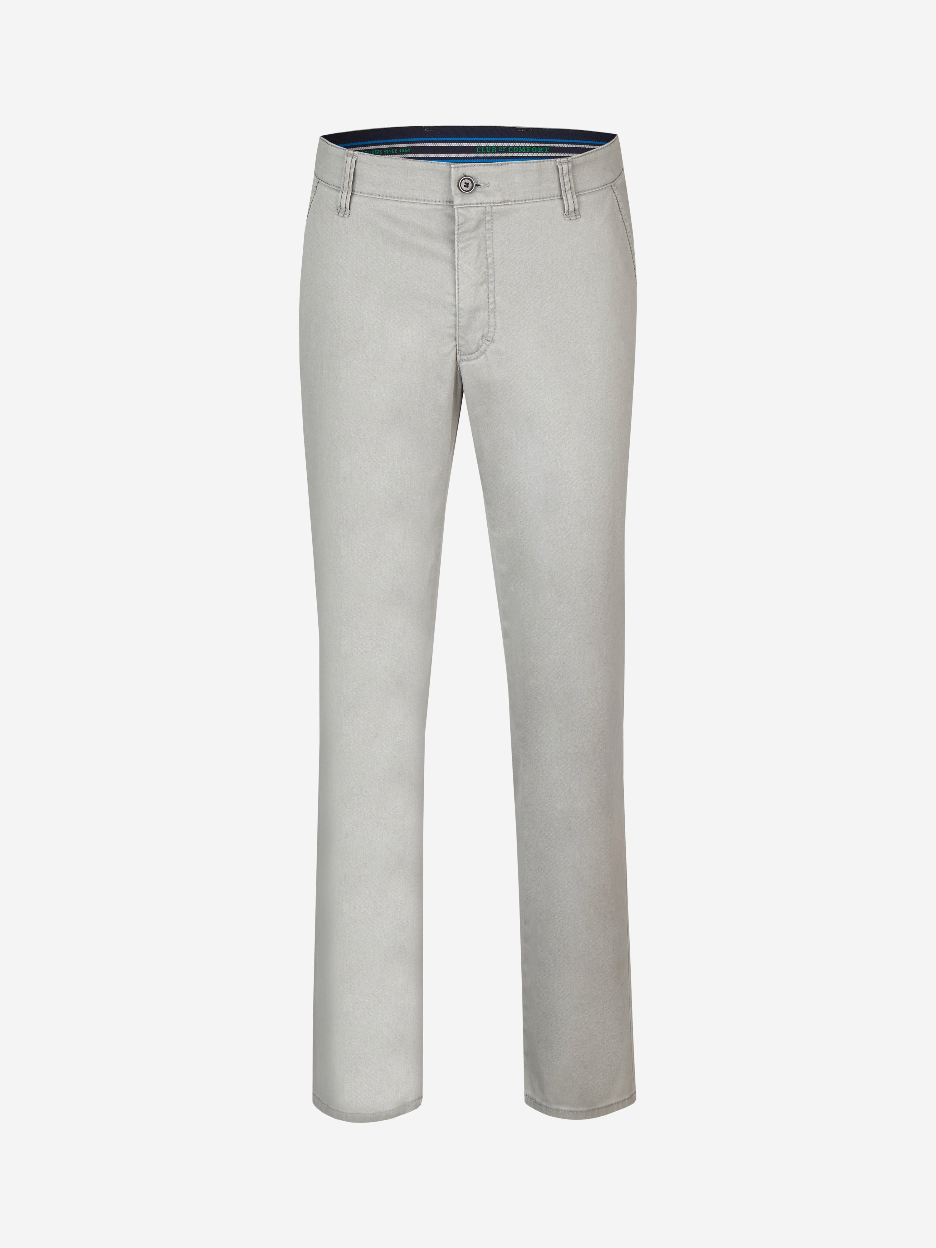 Chinohose Chino/Flat Front Hose GARVEY 6701 - hellgrau - Herrenhose - 25