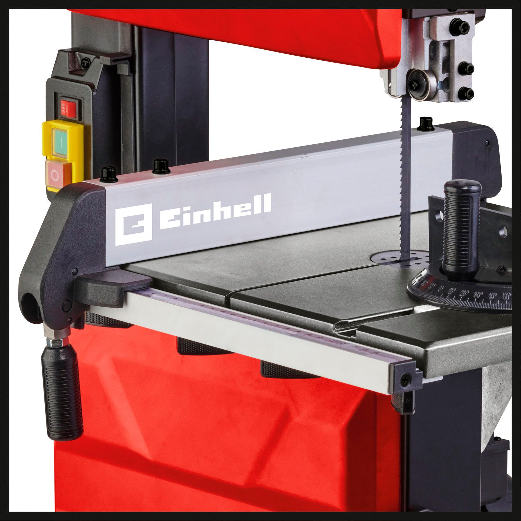 Einhell Bandsäge TC-SB 245 L, 400 Watt, stufenlos verstellbarer Winkelanschlag – Bild 4 von 5