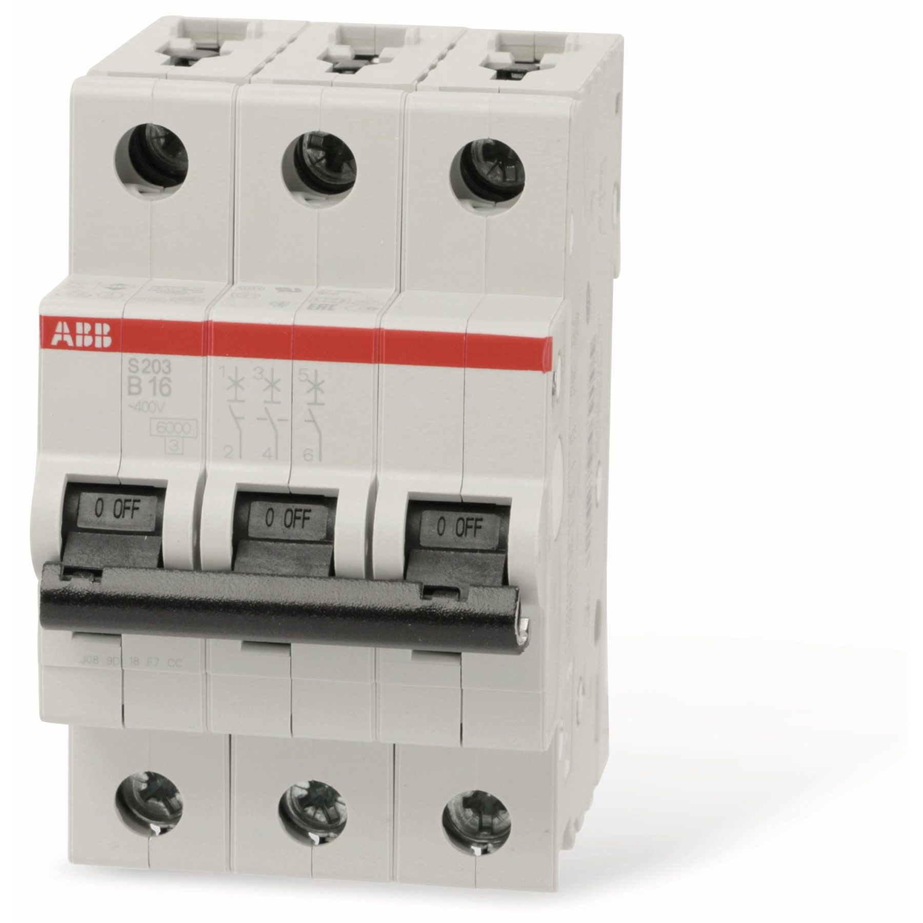 ABB Schalter ABB Leitungsschutzschalter S203-B16