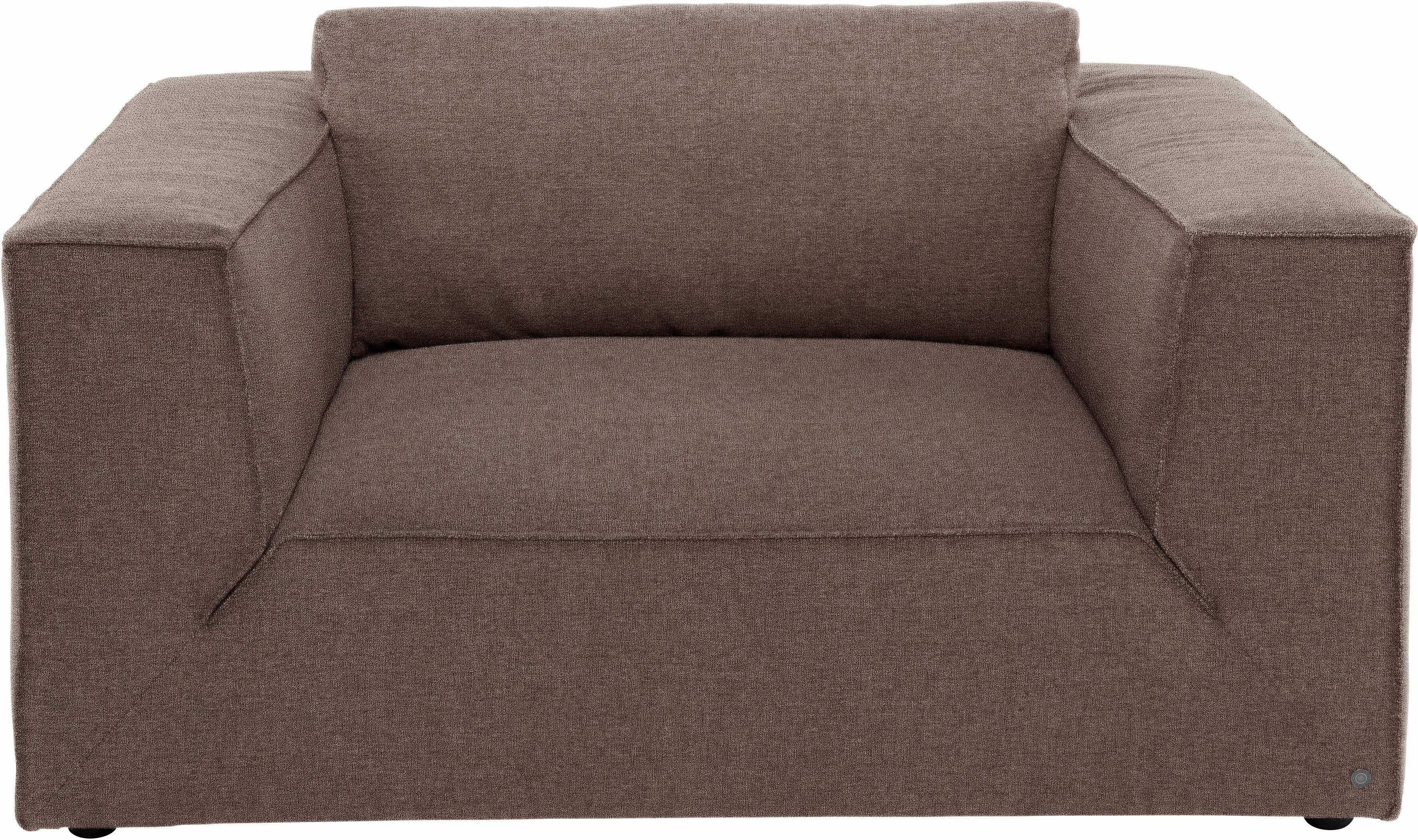 Stegkissen, 147 Breite große BIG bequemen extra TOM Loveseat mit Sitztiefe, STYLE, HOME TAILOR cm CUBE