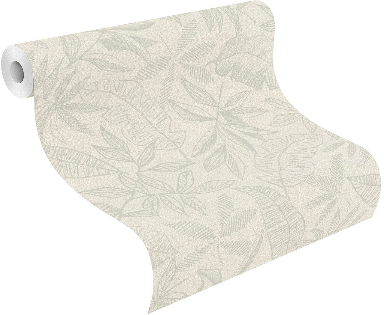SCHÖNER WOHNEN-Kollektion Vliestapete Schöner Wohnen Vliestapete Blätter beige salbei