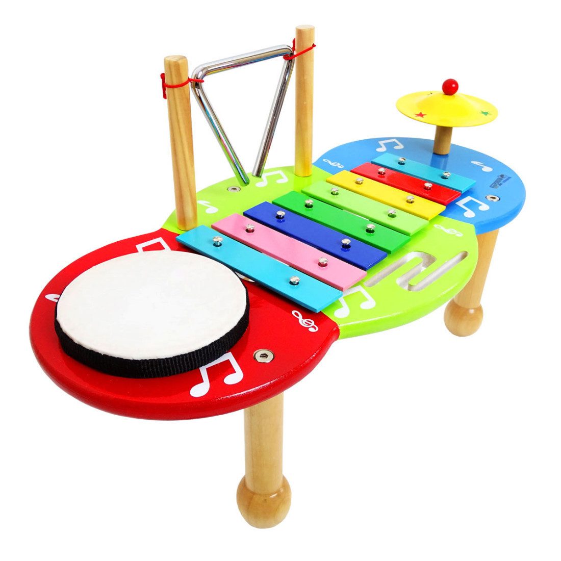 keepdrum Glockenspiel keepdrum LLT4 Musiktisch für Kinder