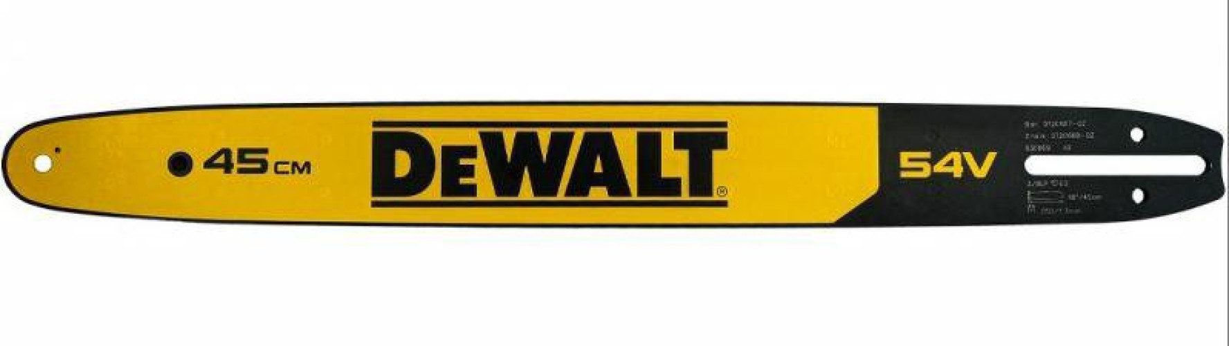 Maschinen-Führungsschiene Führungsschiene 45 cm für Kettensäge DEWALT DT20687