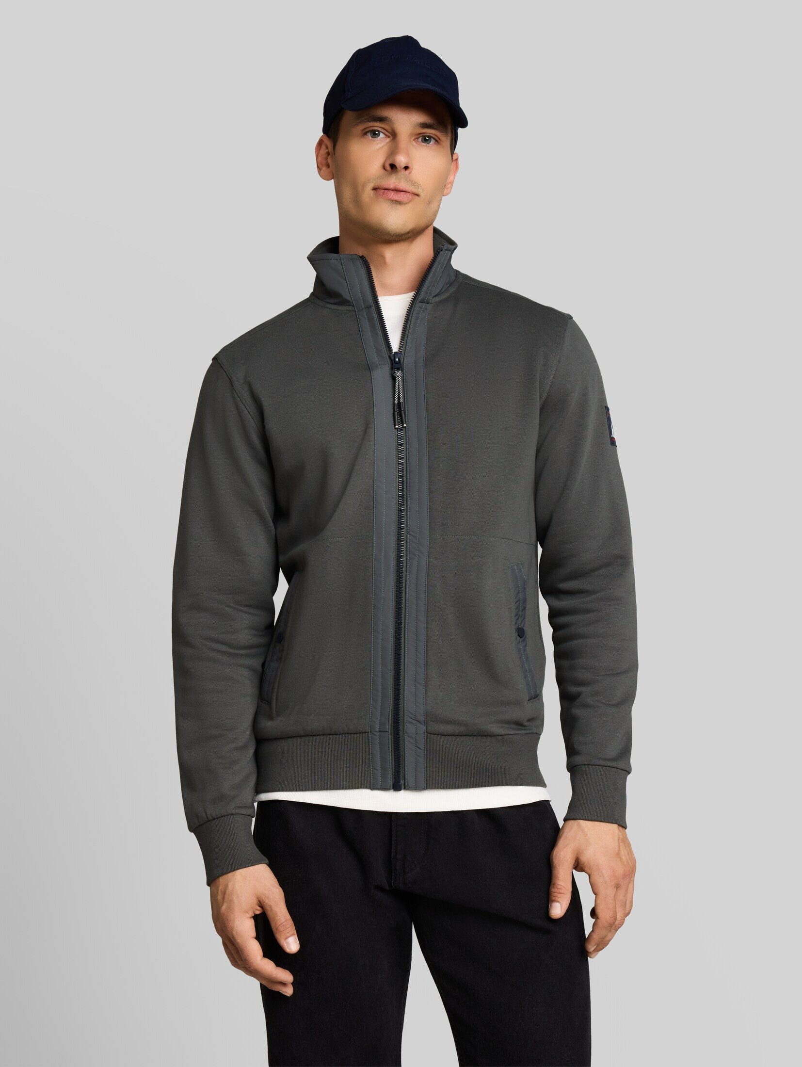 TOM TAILOR Sweatjacke Strick & Sweatshirts Sweatjacke mit Stehkragen