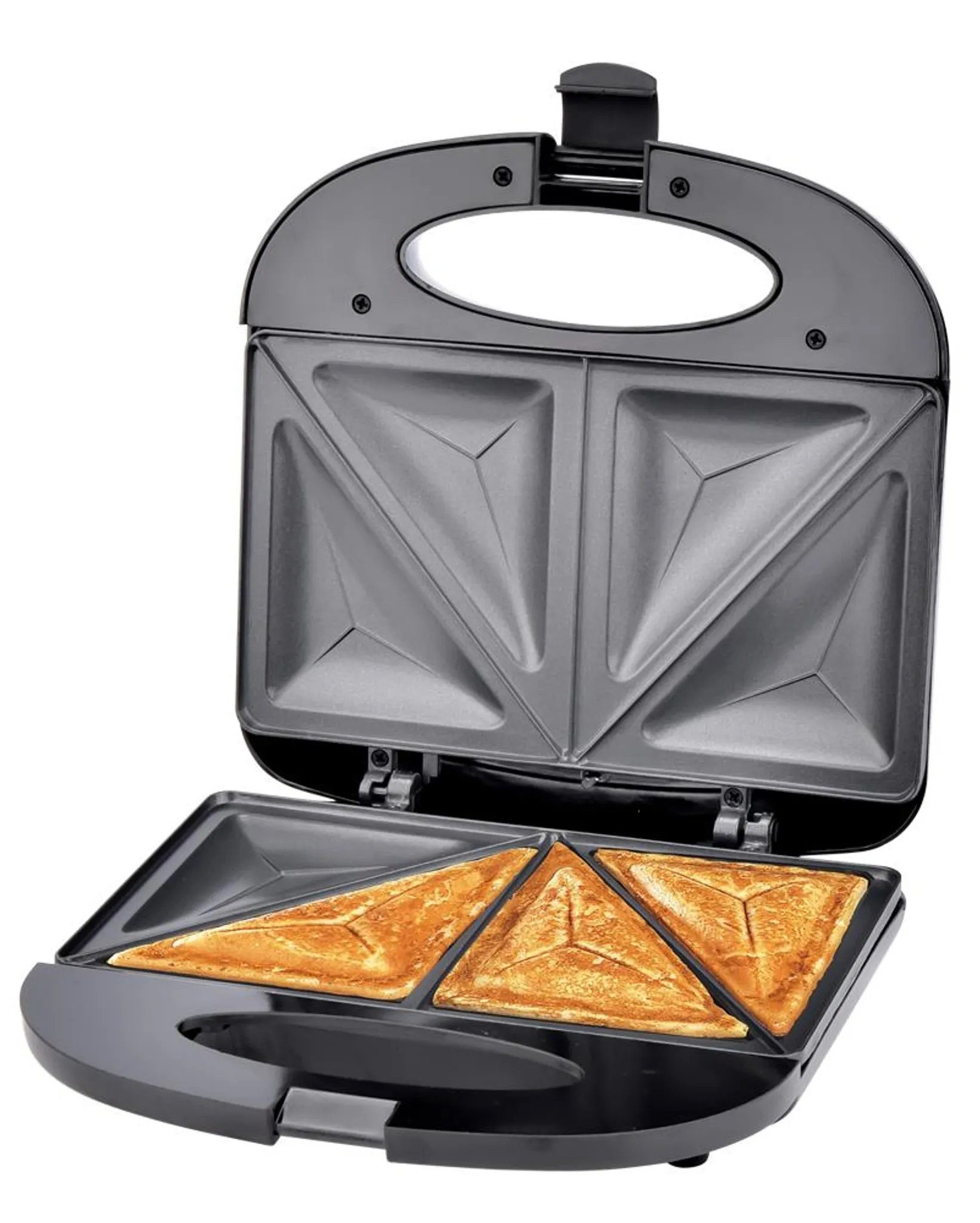 2-in-1-Toaster Sandwichmaker Sandwichtoaster Sandwich Toaster Grill 1000W