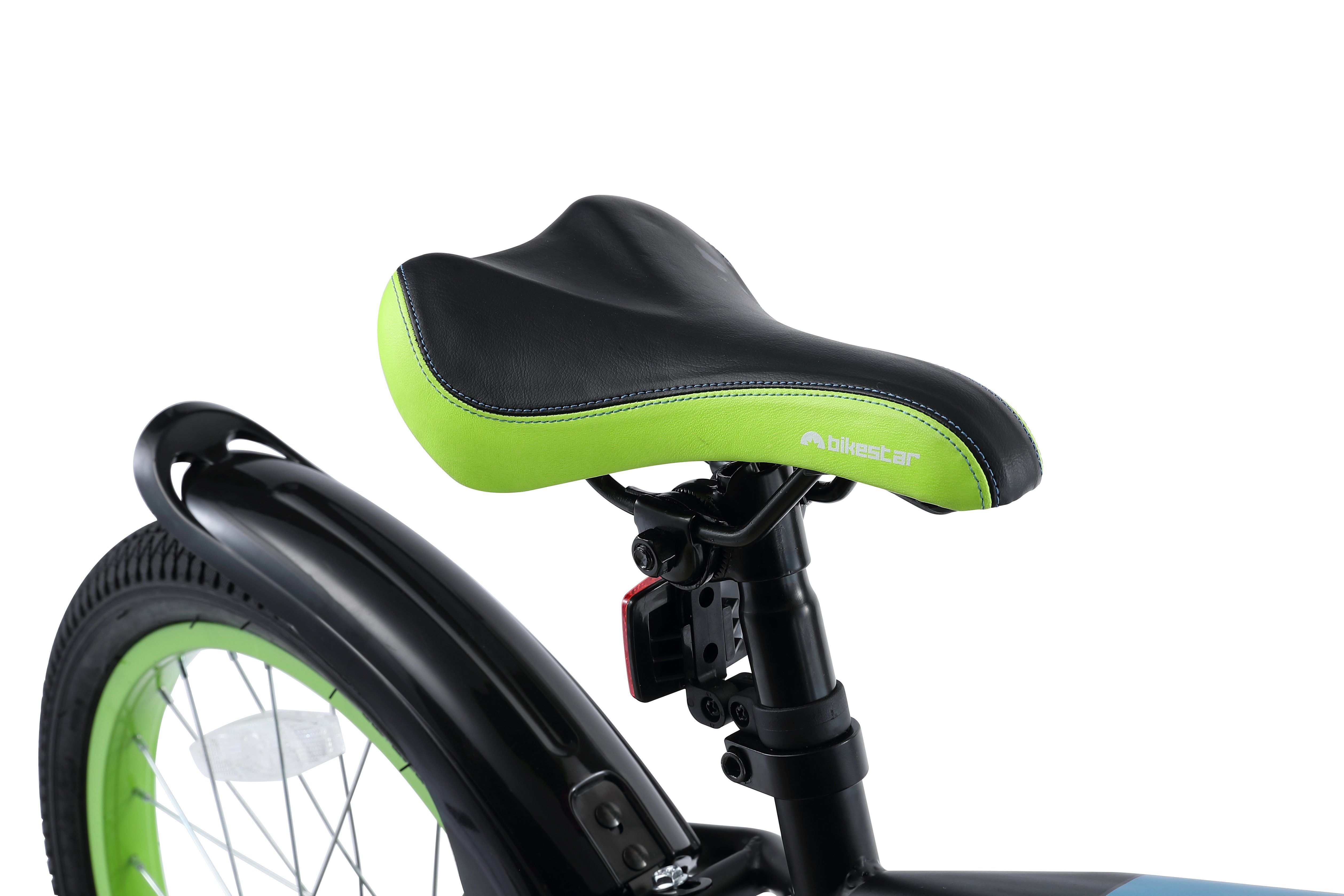 Bikestar Urban Jungle children's bicycle, 18 inch, from 109 cm, 5 - 7 years, boys, girls, 1 gear, hand brake, coaster brake, chain guard, height adjustable