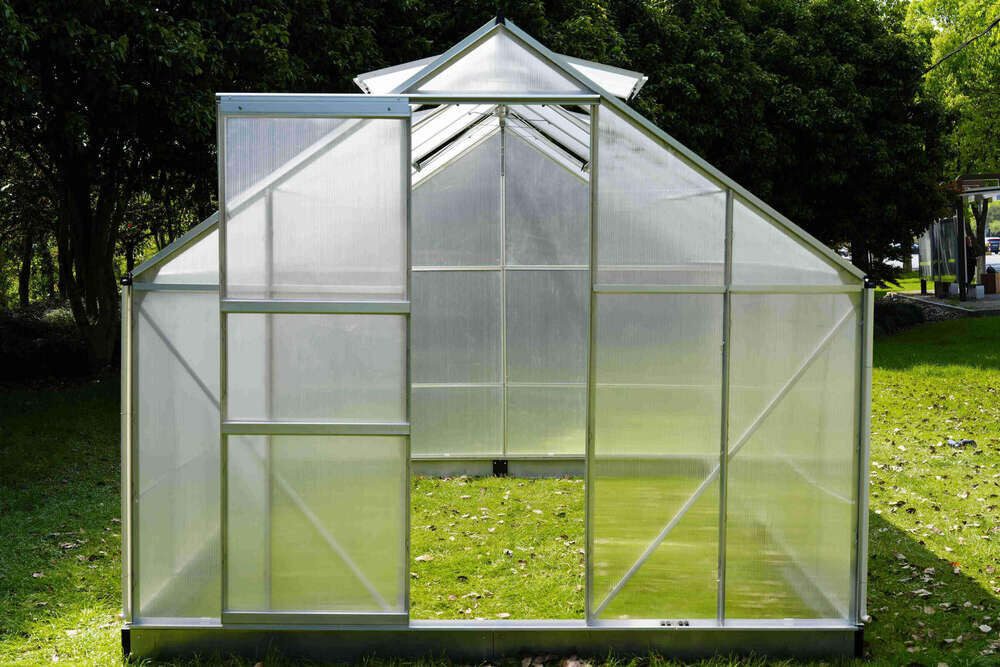 OUTFLEXX Gewächshaus silberfarben | Rab...