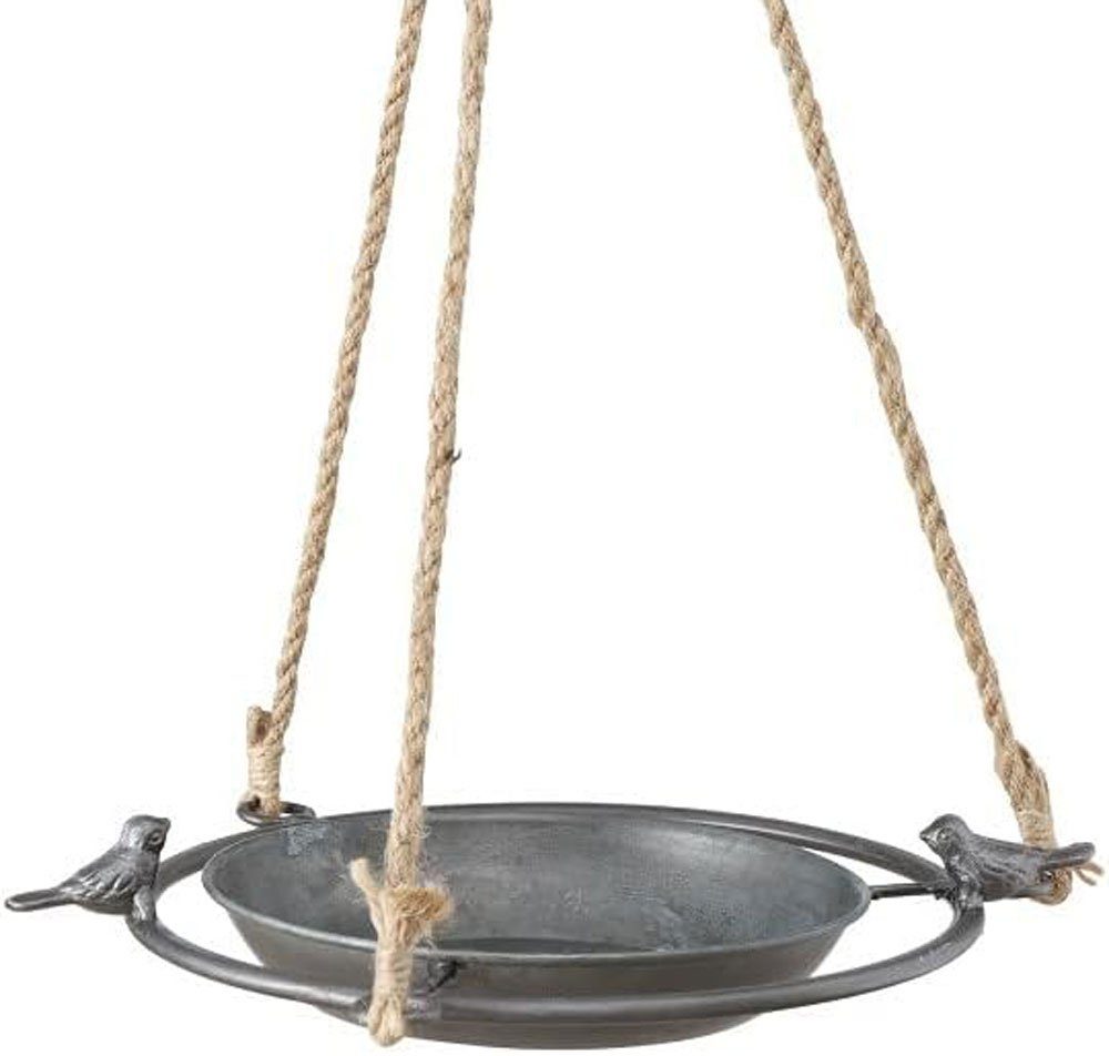 BOLTZE GRUPPE GmbH Vogeltränke Vogeltränke hängend aus Zink Vogelfutter Station Vogelbad