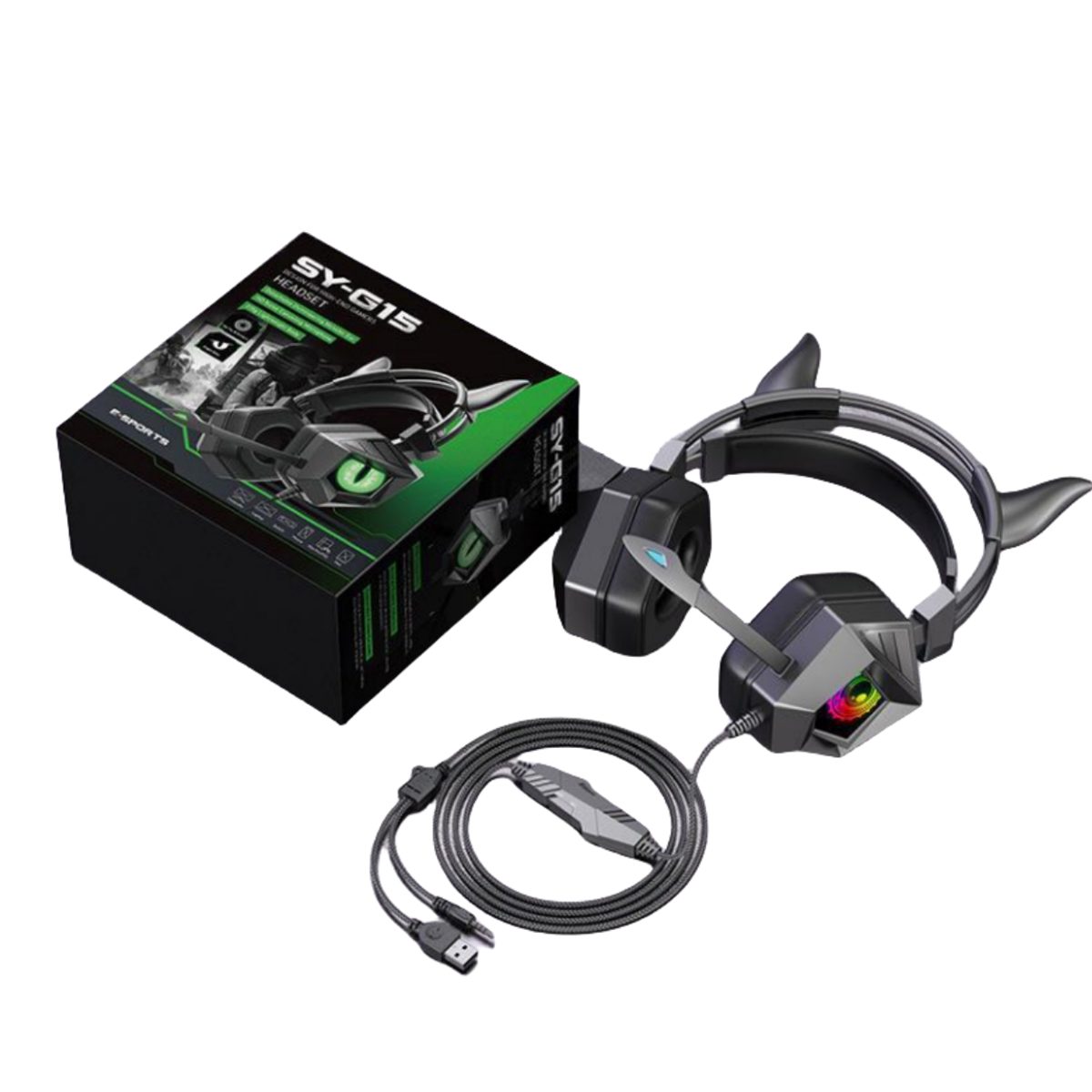 Bifurcation Kabelgebundenes Gaming-Headset mit Geräuschunterdrückung und Mikrofon Навушники