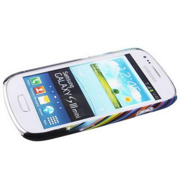 König Design Handyhülle Samsung Galaxy S3 Mini, Samsung Galaxy S3 Mini Handyhülle Backcover Mehrfarbig