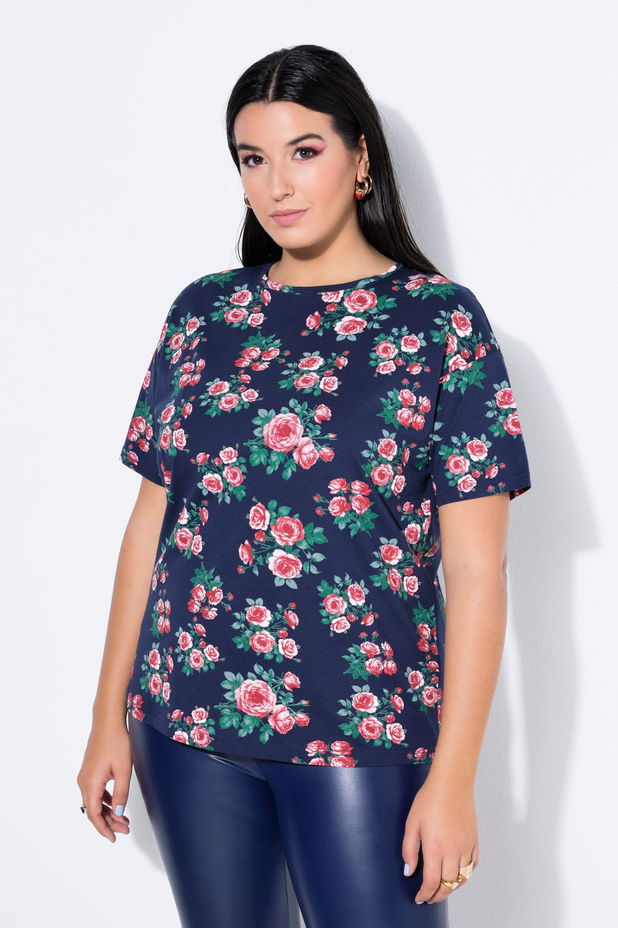 Studio Untold T-Shirt T-Shirt oversized Roses-Print günstig online kaufen