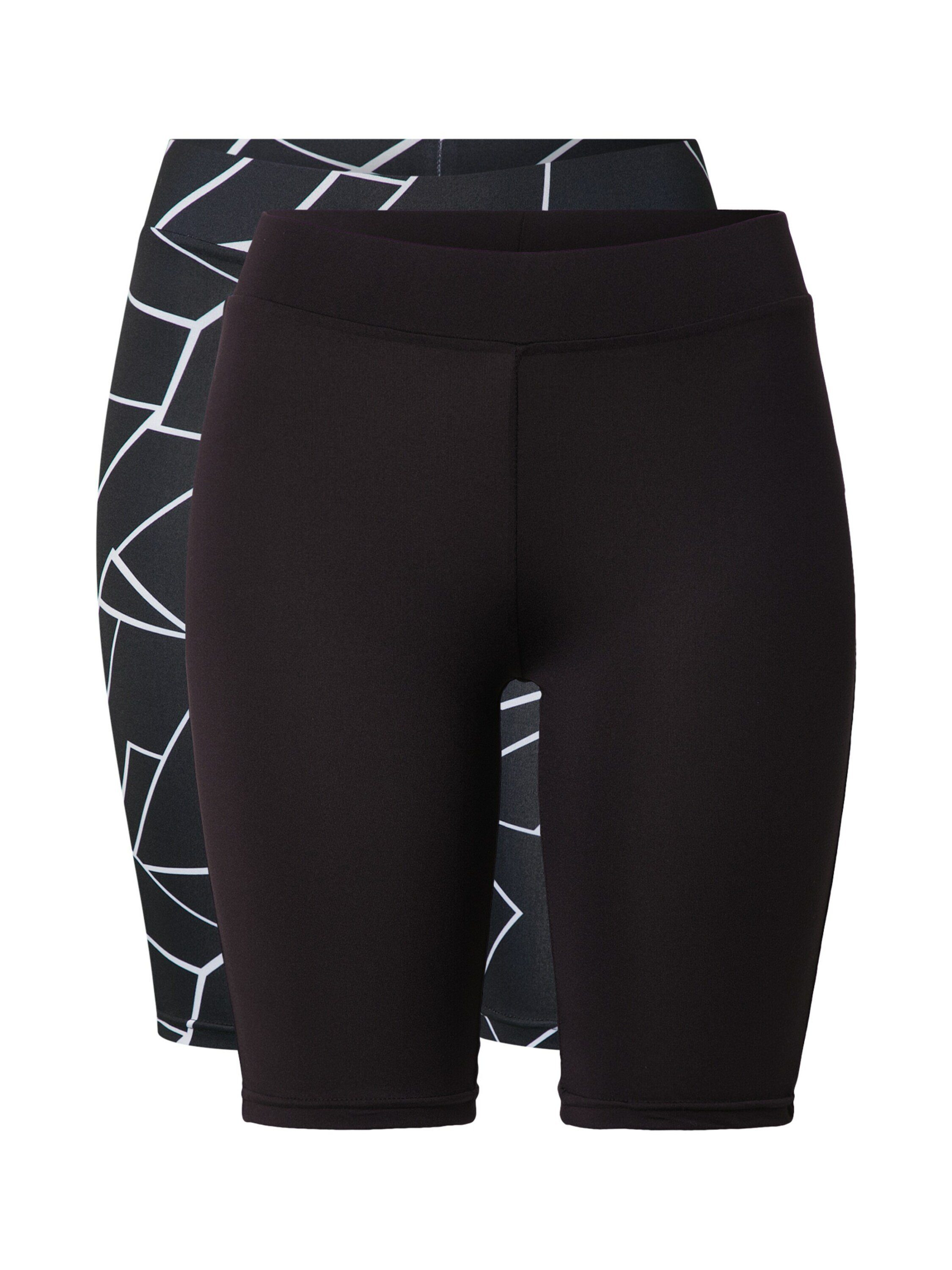 URBAN CLASSICS Leggings (2-tlg) Plain/ohne Details