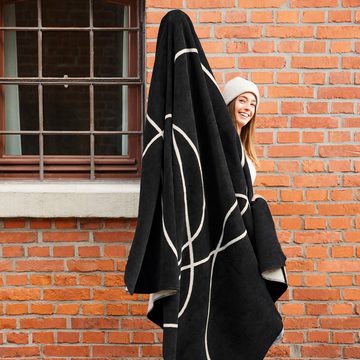 Wohndecke Jacquard Decke Nanaimo, IBENA, im trendigen One Line Design