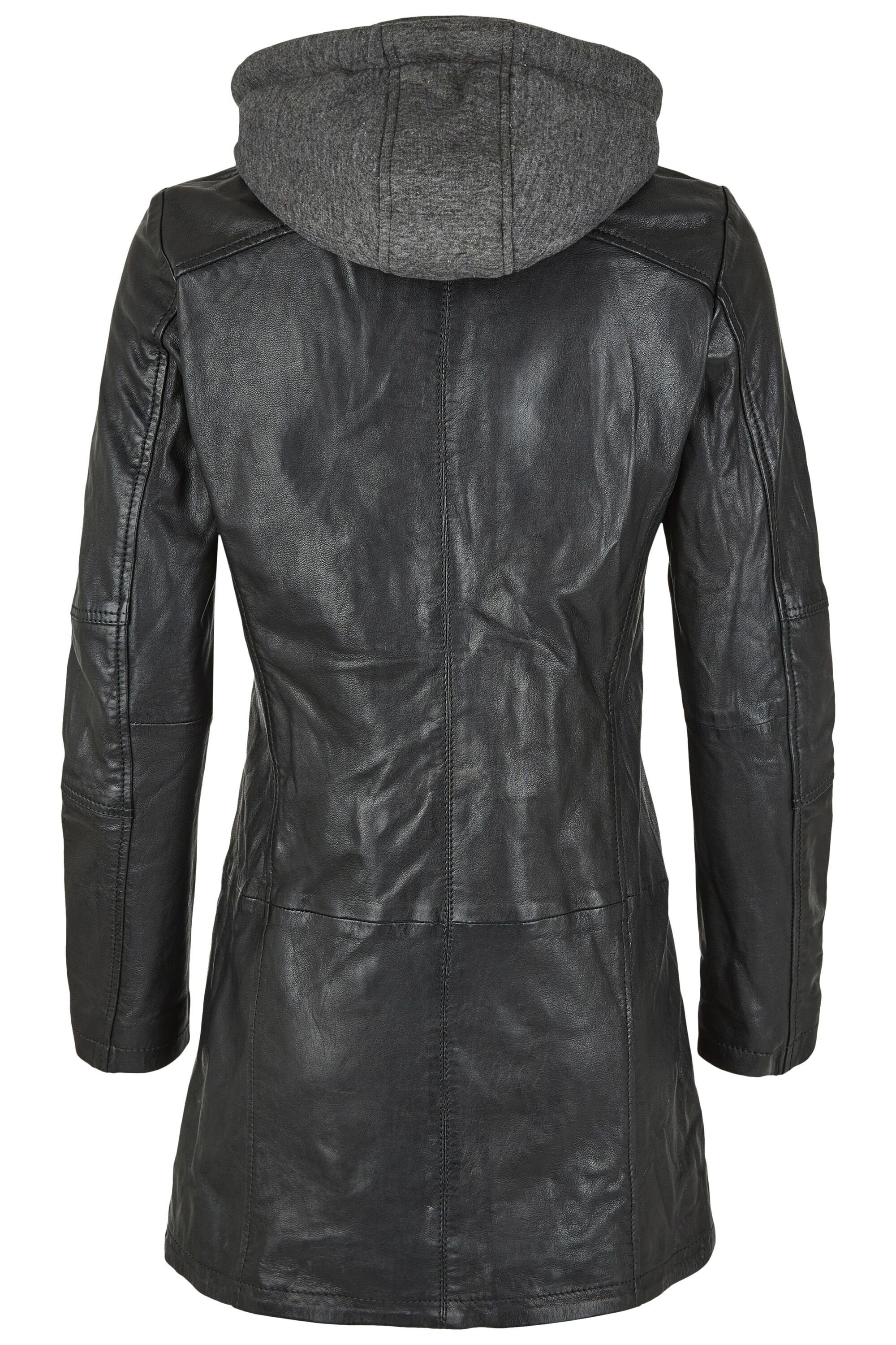 7eleven Lederjacke SEBRESCO (1-St) mit Doppelreißverschluss