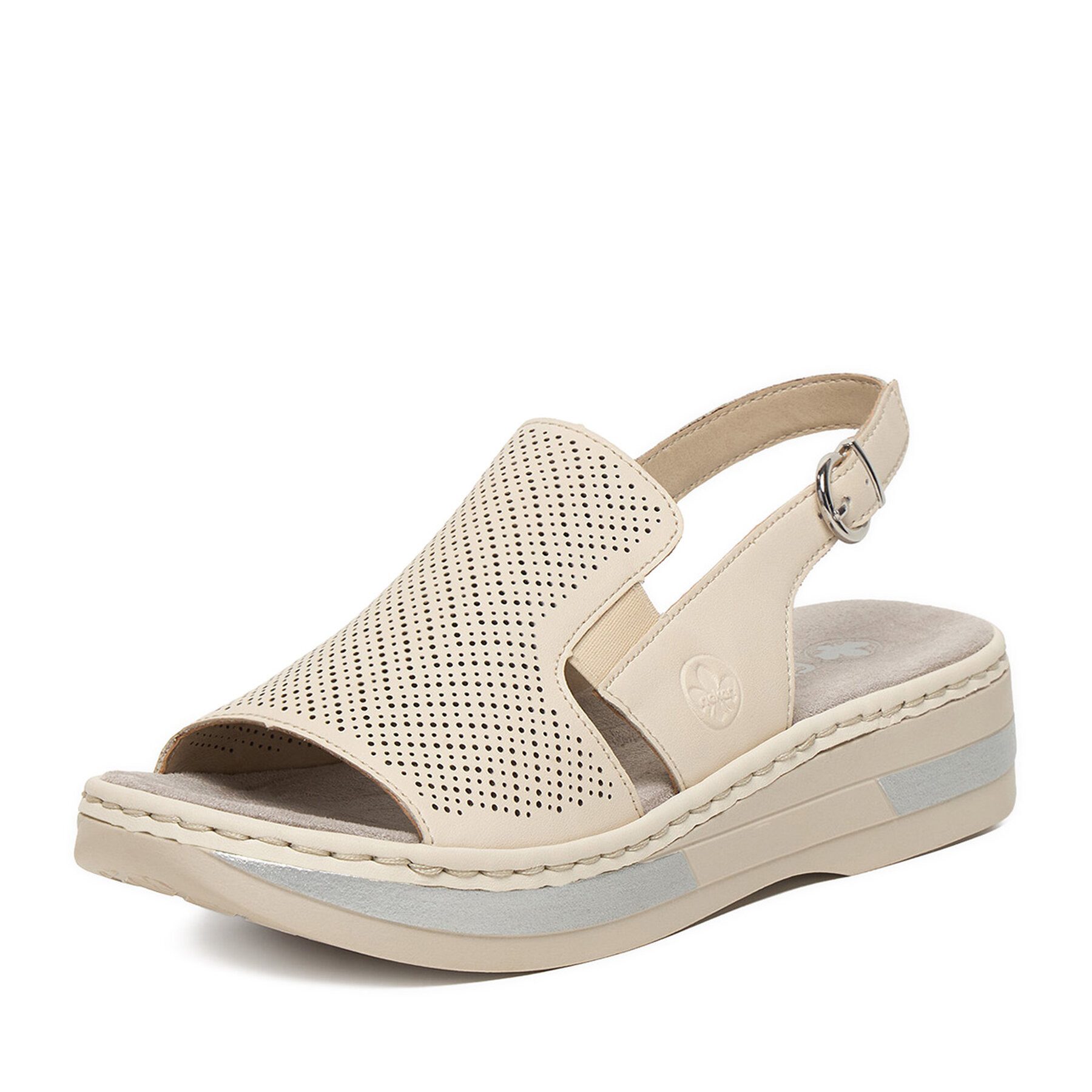 Rieker Rieker Damen-Sandalen Creme V5951-60 Sandale