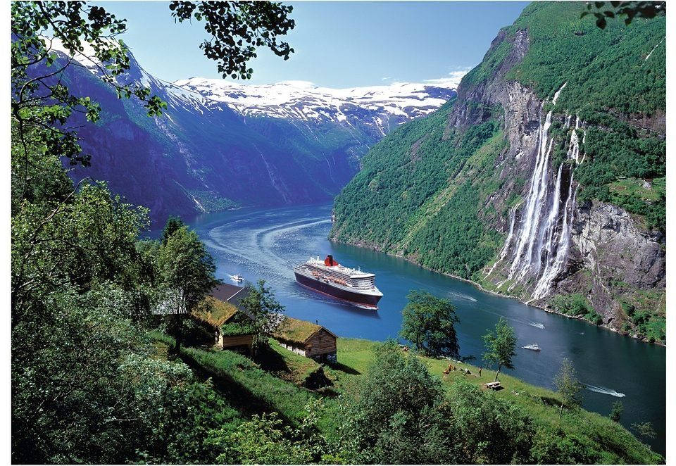 FSC® Made Norwegischer Ravensburger Wald 1000 Puzzleteile, Germany, schützt weltweit Fjord, - - Puzzle in