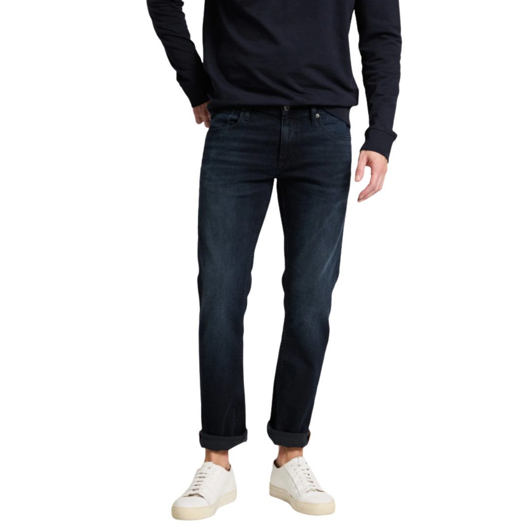 CROSS JEANS® Slim-fit-Jeans Damien E198-099 Blue Black 5-Pocket Style
