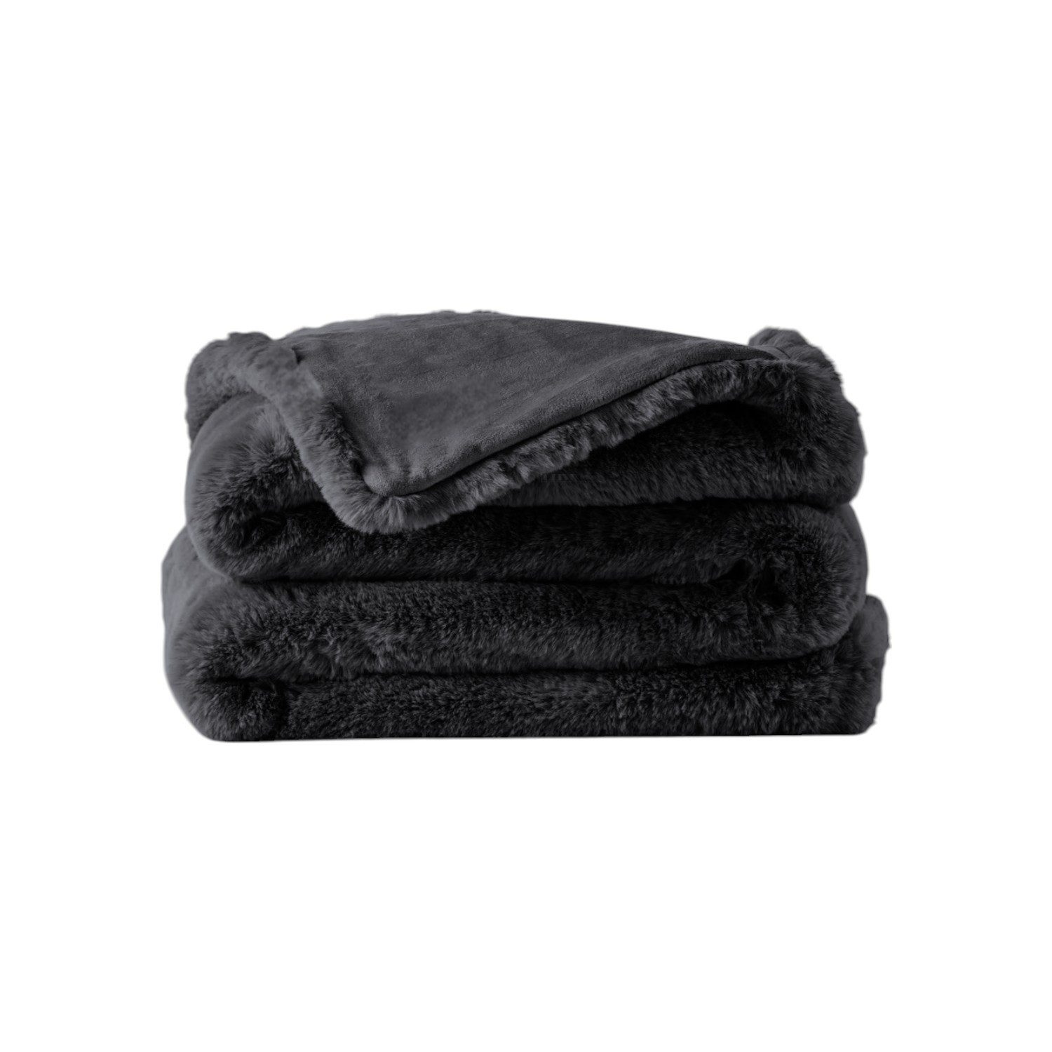 Wohndecke Premium aus Kunstfell » Dicke Hochwertige Decke » Couchdecke 150x günstig online kaufen