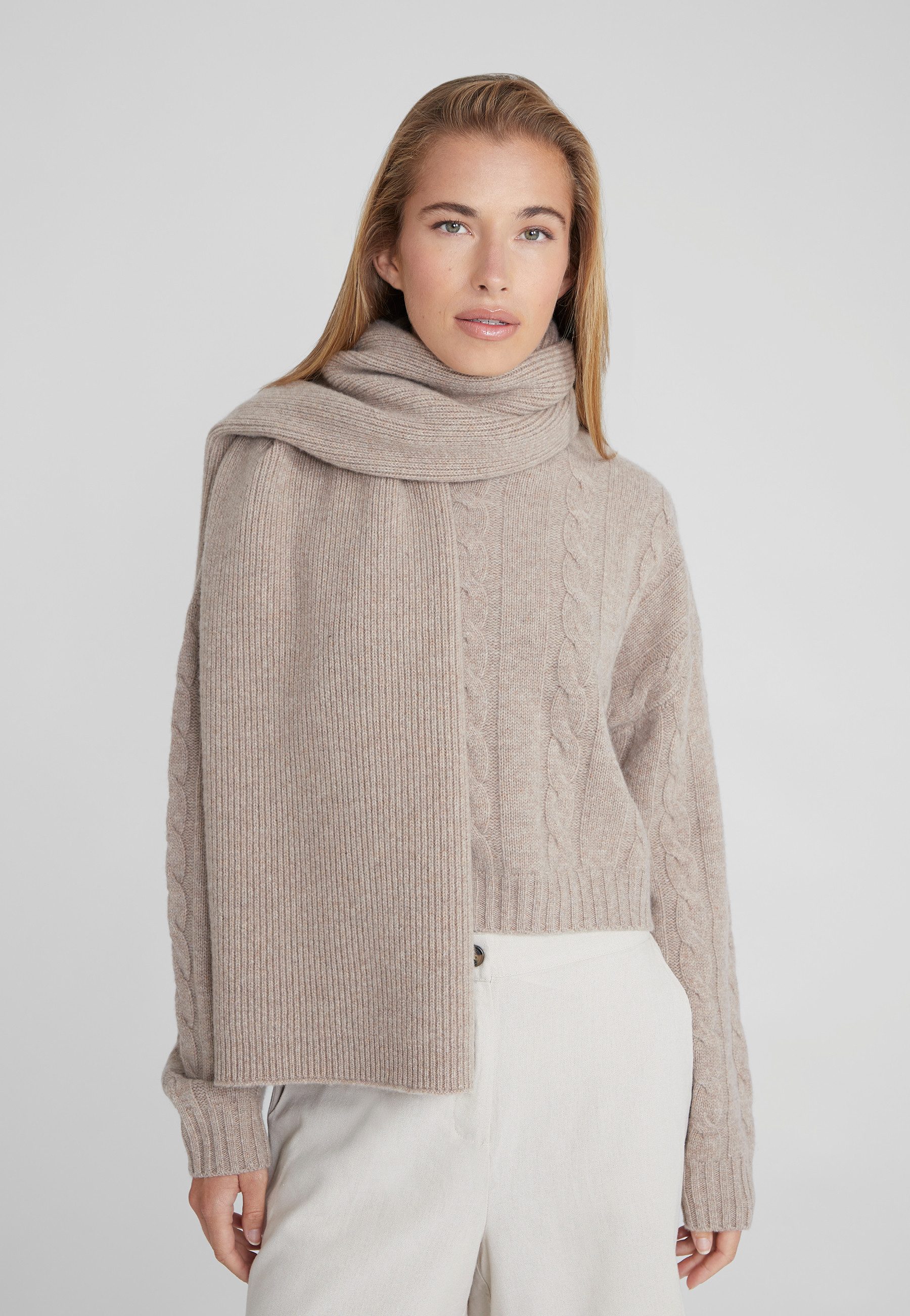 Schal Merino-Kaschmir Gemisch FRAUEN OVERSIZED SCHAL