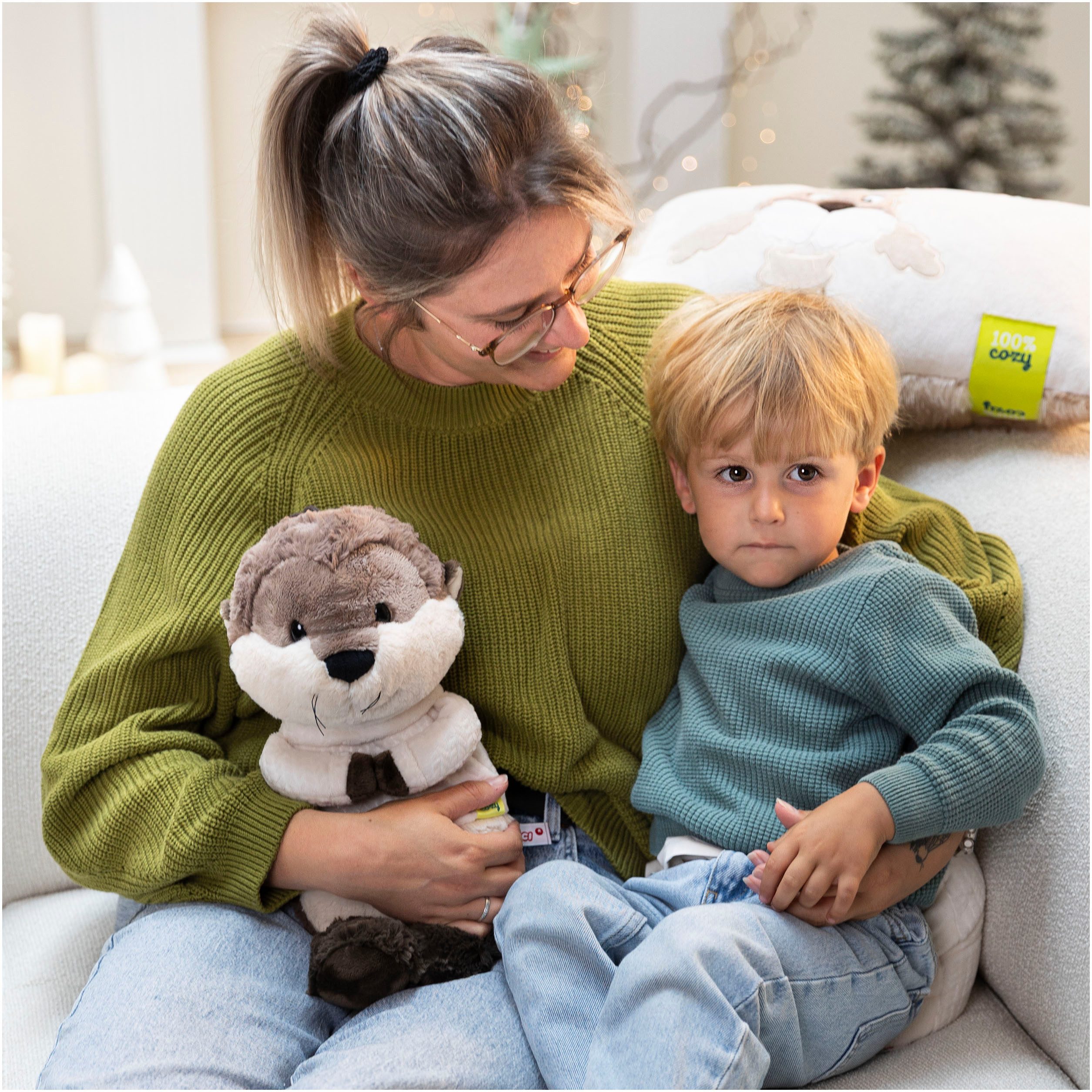 Nici Wärmflasche Winter, Otter Ophelio, 300 ml, 34 cm