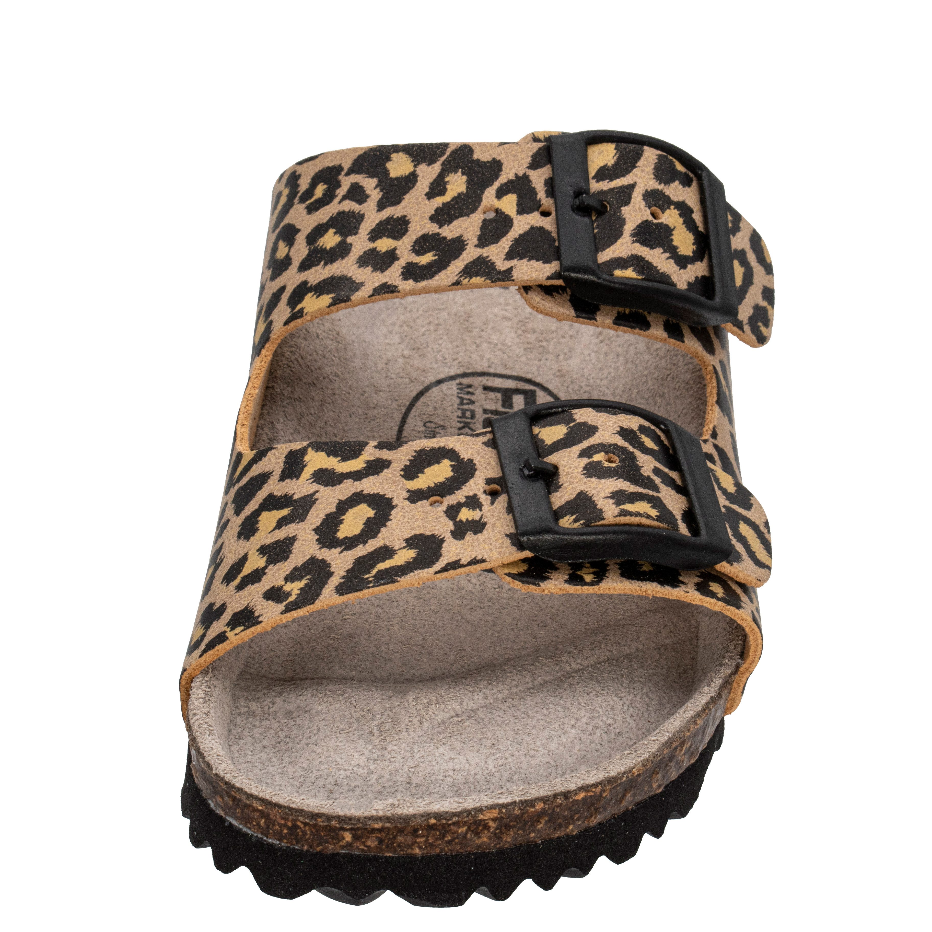 Fischer-Markenschuh Hawaii Pantolette aus Vegano, Microtex-Futter, ergonomisch geformtes Lederfußbett – Bild 4 von 5