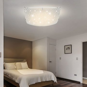 Globo LED Deckenleuchte, Leuchtmittel inklusive, Warmweiß, Deckenleuchte Glas Dekorlampe Esszimmerleuchte Deckenlampe 1