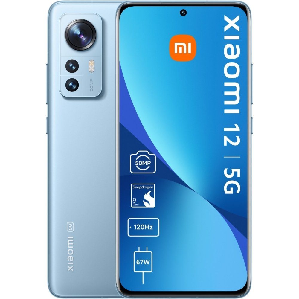 Xiaomi 12 5G 128 GB / 8 GB - Smartphone - blau Smartphone (6,3 Zoll, 128 GB Speicherplatz) | alle Smartphones