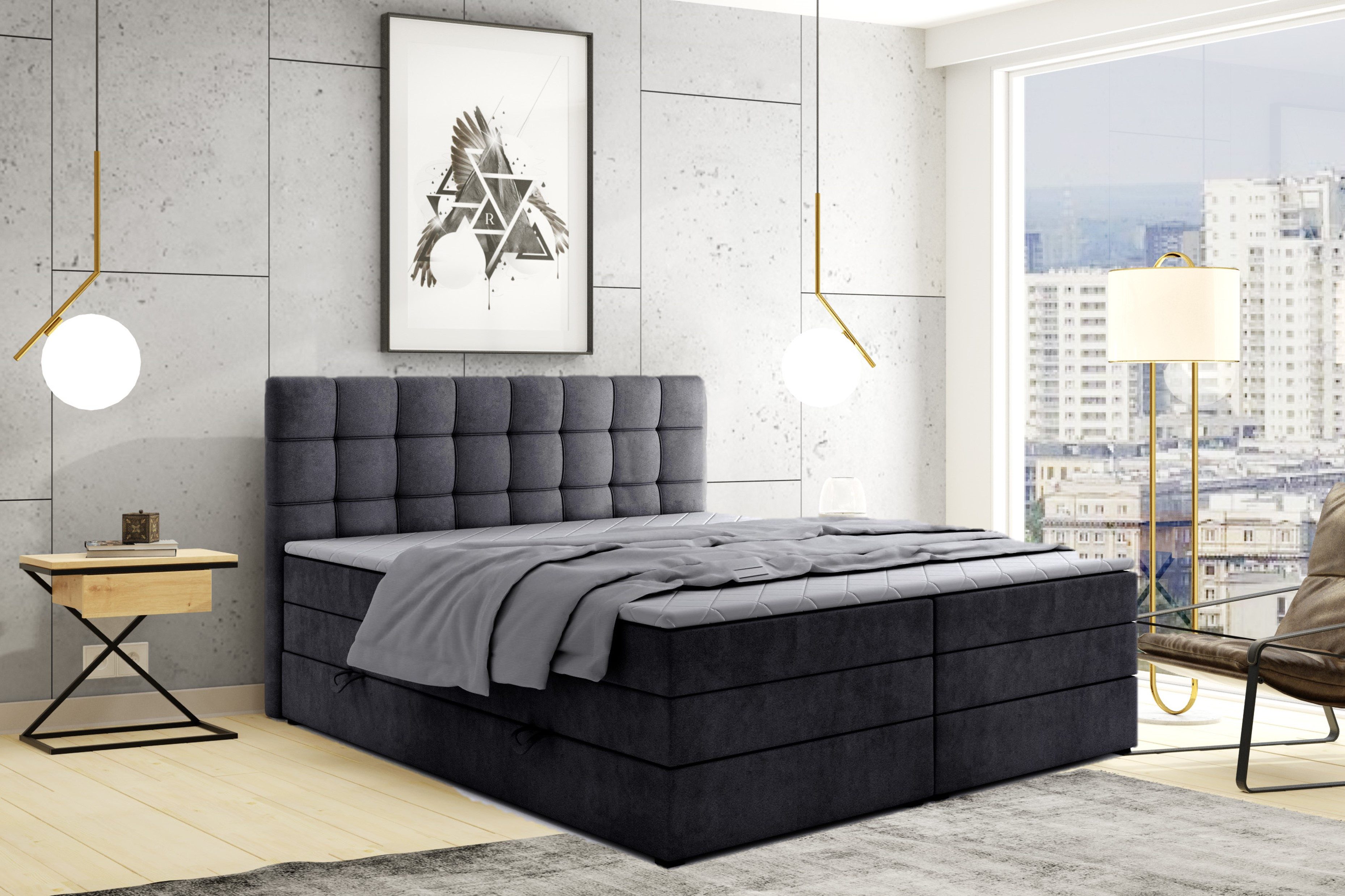 Labett Boxspringbett mit Bettkasten Doppelmatratze & günstig online kaufen