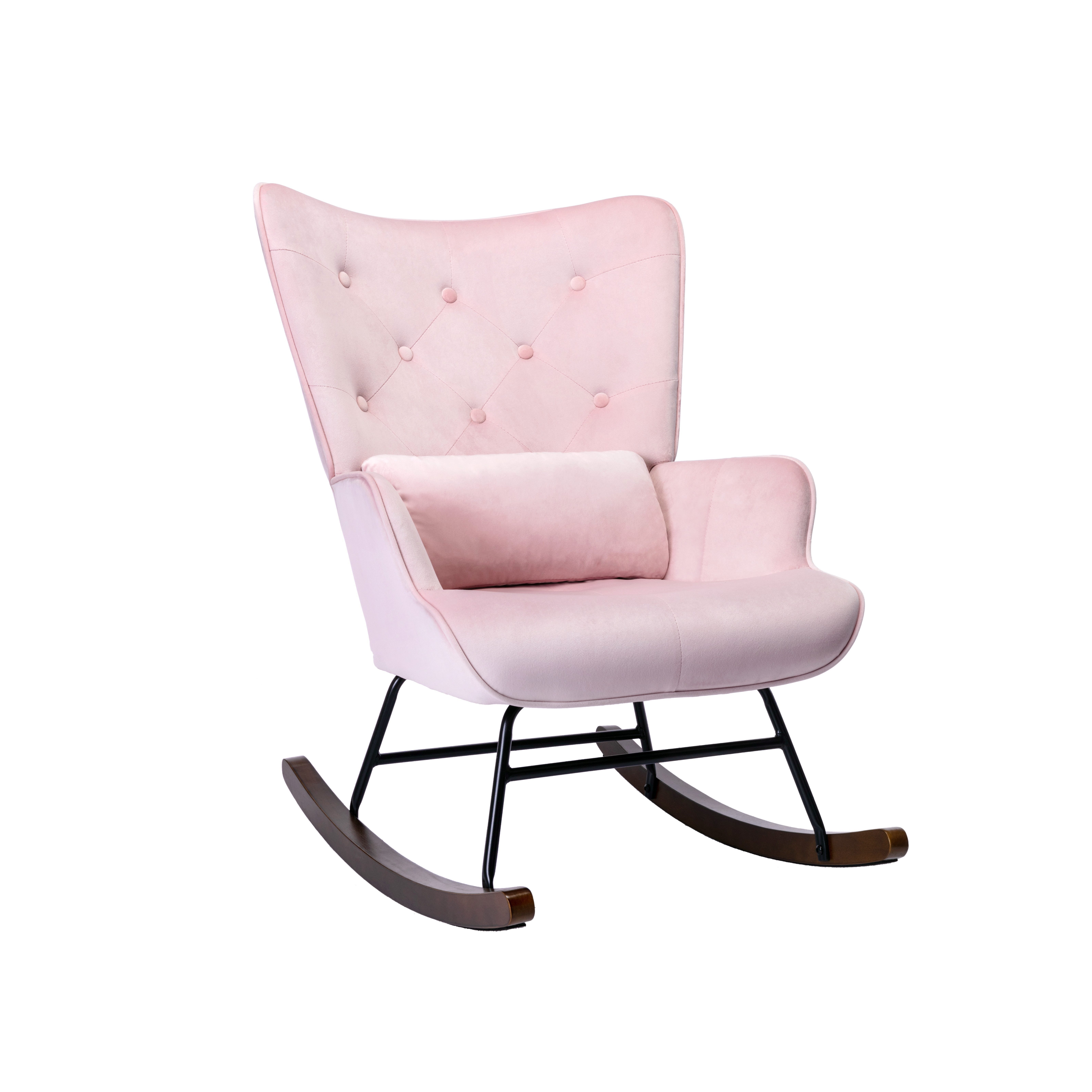 HomeMiYN Schaukelstuhl Schaukelstuhl Patchwork Sessel Schwingsessel günstig online kaufen