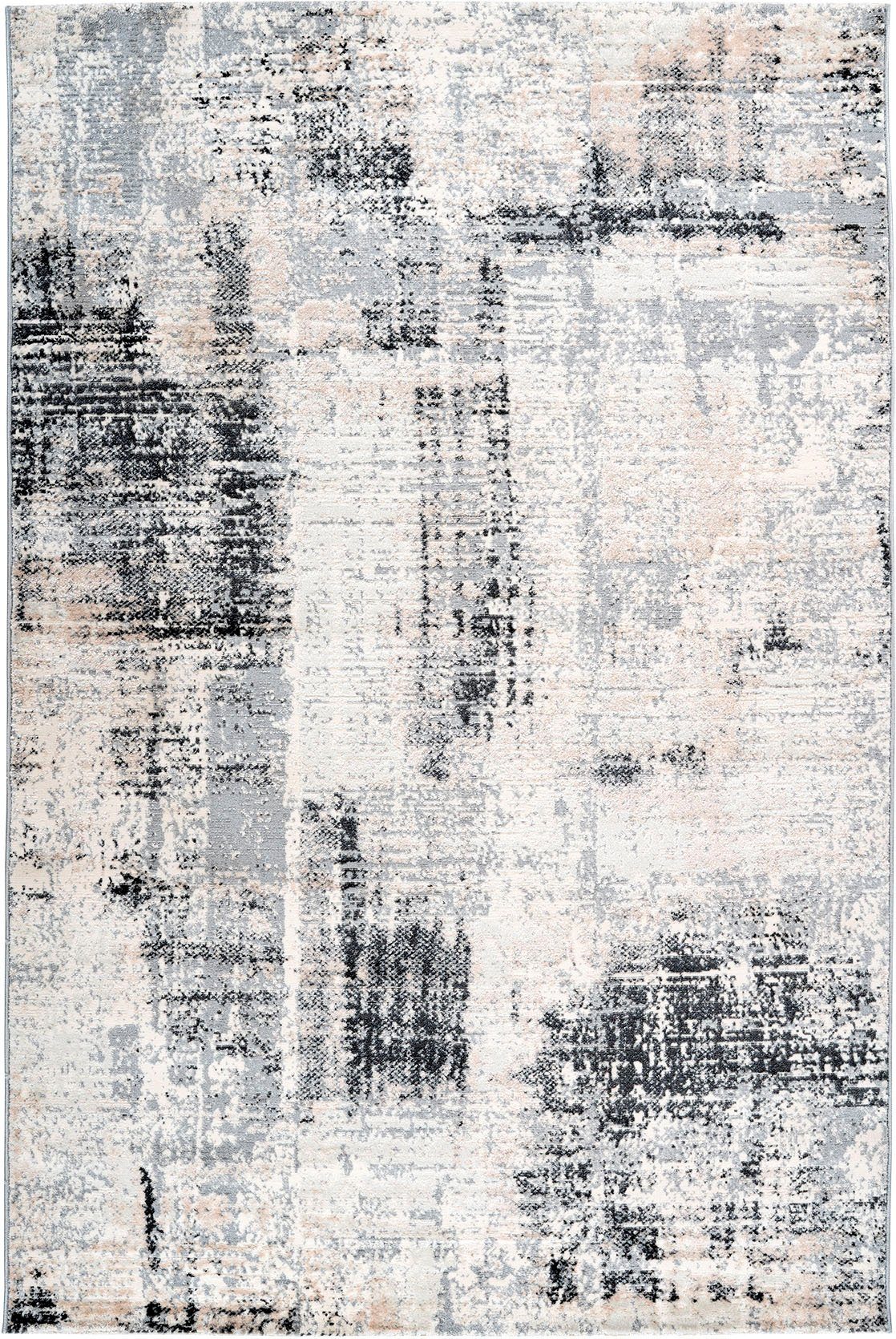 Obsession Teppich My Salsa 690, rechteckig, Höhe: 8 mm, Kurzflor, modernes & abstraktes Design, Used-Look, 3D-Effekt