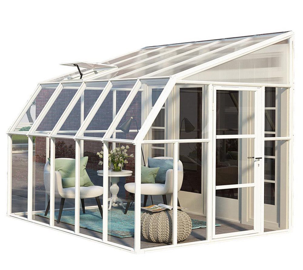 Rion Wintergarten Sun Room 45, BxT: 258x322 cm, (1-St), Montagefreundliches Stecksystem, LxHxB 322x258x266cm