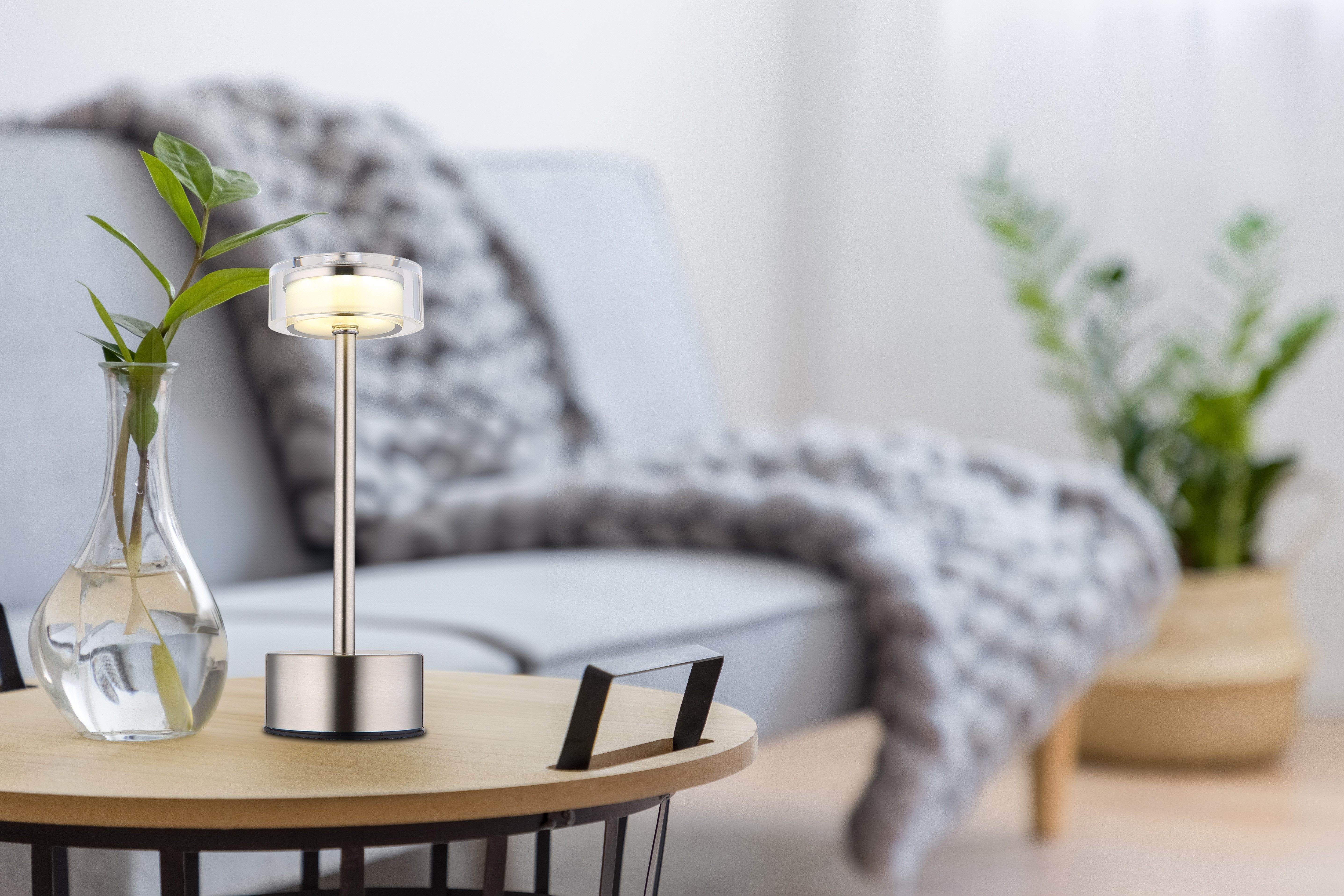 GLOBO LIGHTING LED Tischleuchte SHIRA, Dimmfunktion, mehrere Helligkeitsstu günstig online kaufen