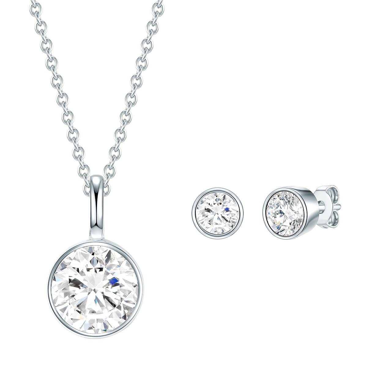 Rafaela Donata Schmuckset silber (3-tlg), aus Sterling Silber