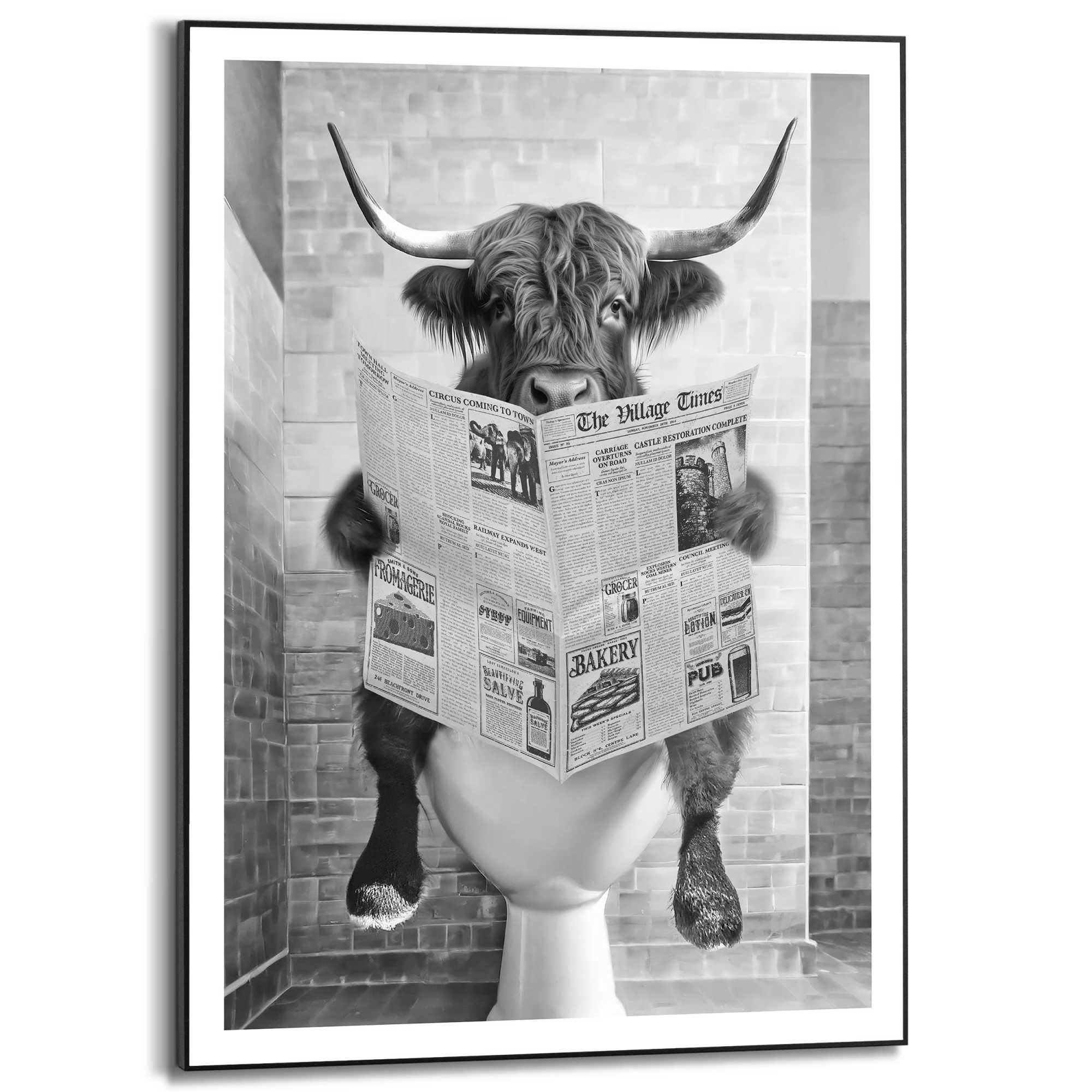 Reinders! Bild mit Rahmen Highlander Toilet günstig online kaufen