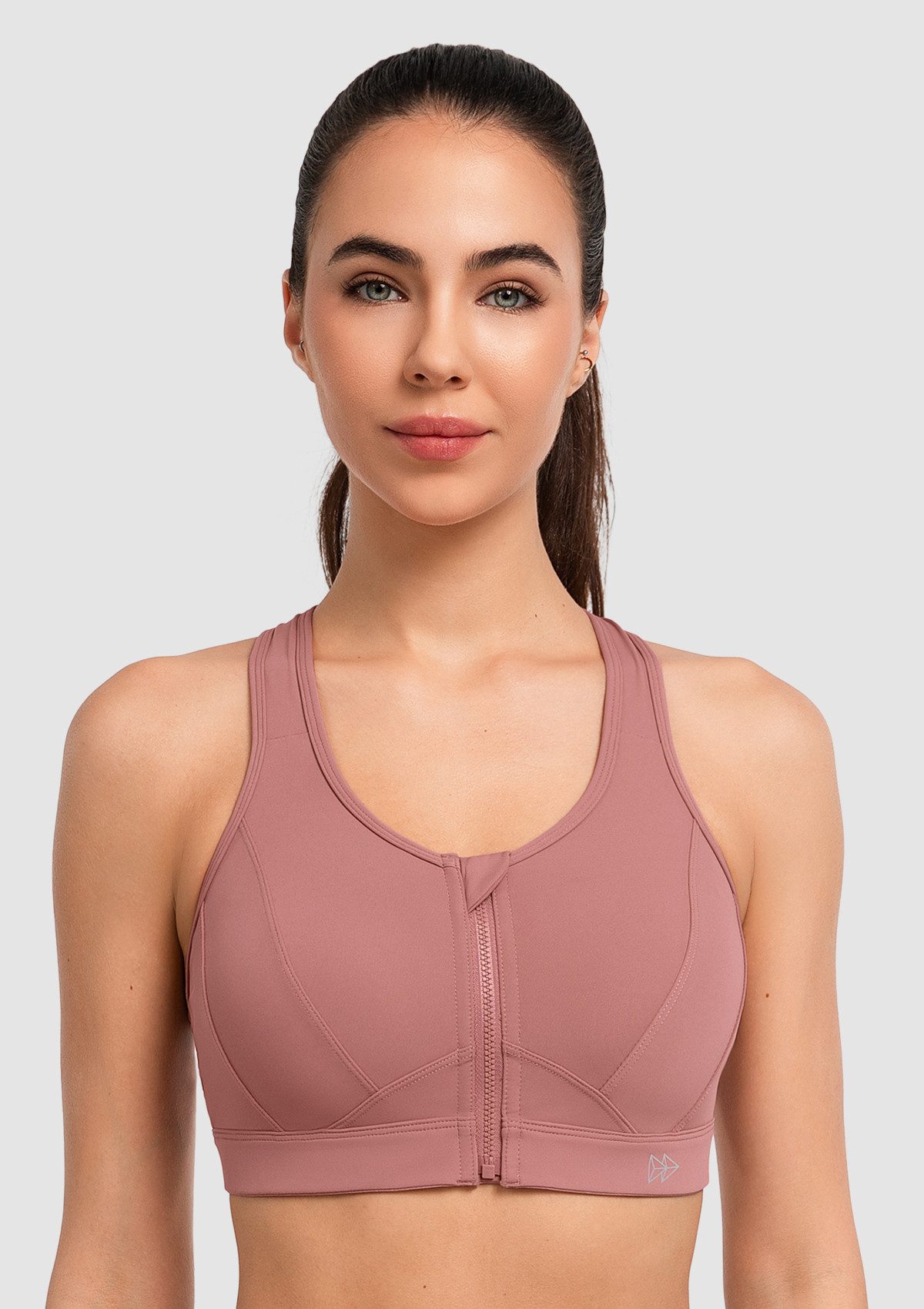 Yvette Sport-BH mit Verderverschluss, Starker halt, Mesh Ringerrücken E100085A