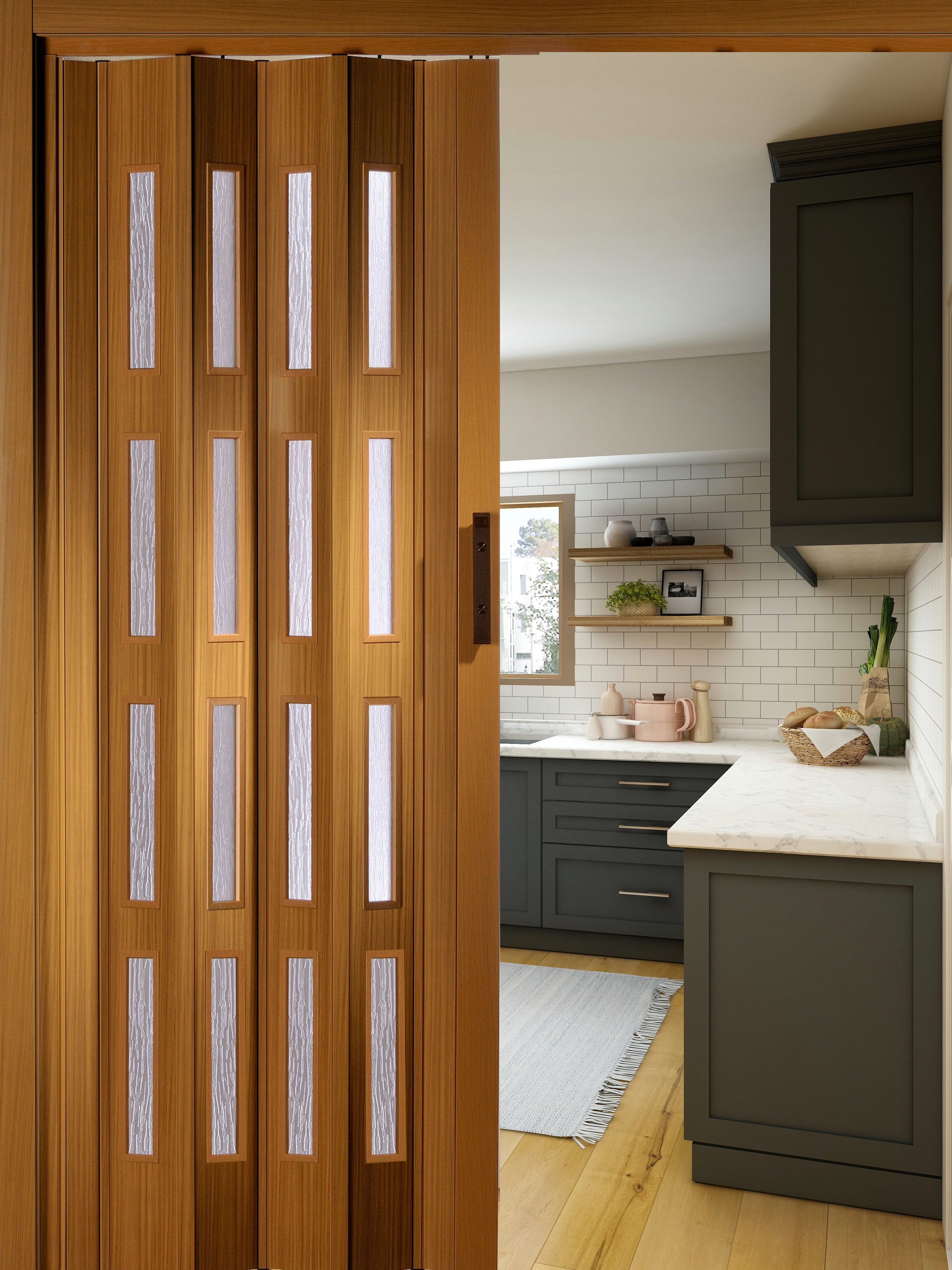 Forte Falttür Falttür Schiebetür Nischentür kürzbar B 88,5 xH 202 cm Buche günstig online kaufen