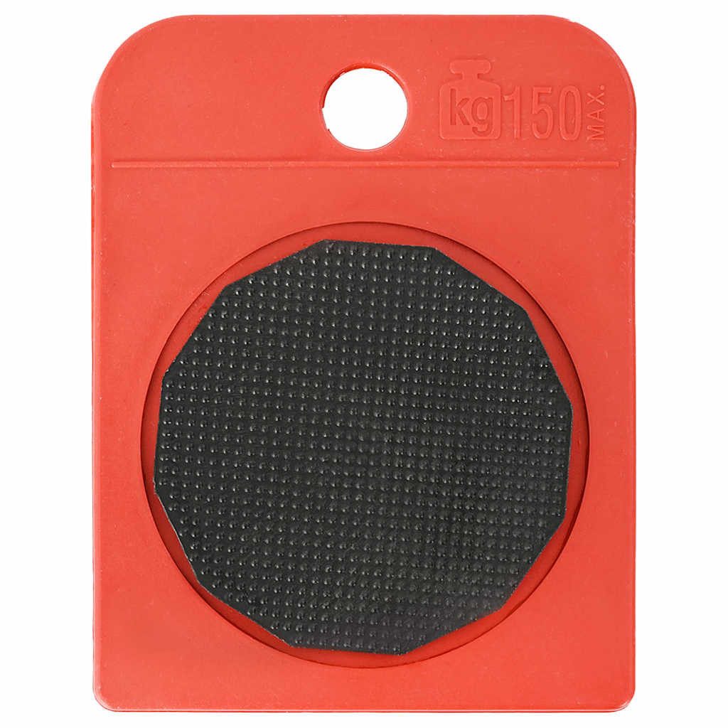 vidaXL Stuhlrolle Möbelrollen 8 Stück mit Hebern Rot 9,8x7,5x3 cm 150 kg, (8-St) – Bild 5 von 5