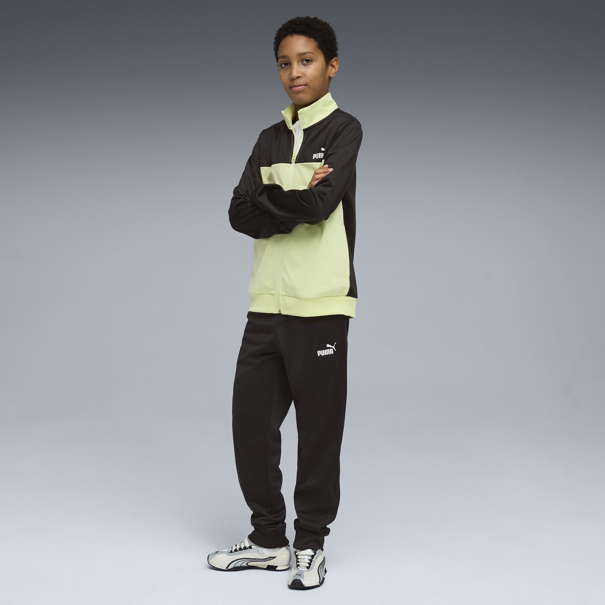 PUMA Jogginganzug Colourblock Trainingsanzug Jungen