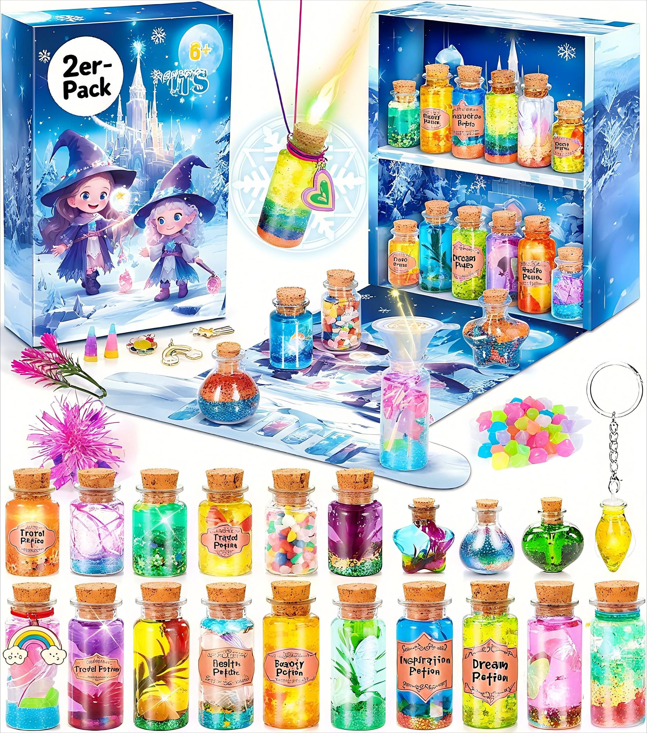 POPOLIC Kreativset Zaubertrank Set Kinder, Spielzeug ab 6 7 8 9 10 Jahre Mä günstig online kaufen