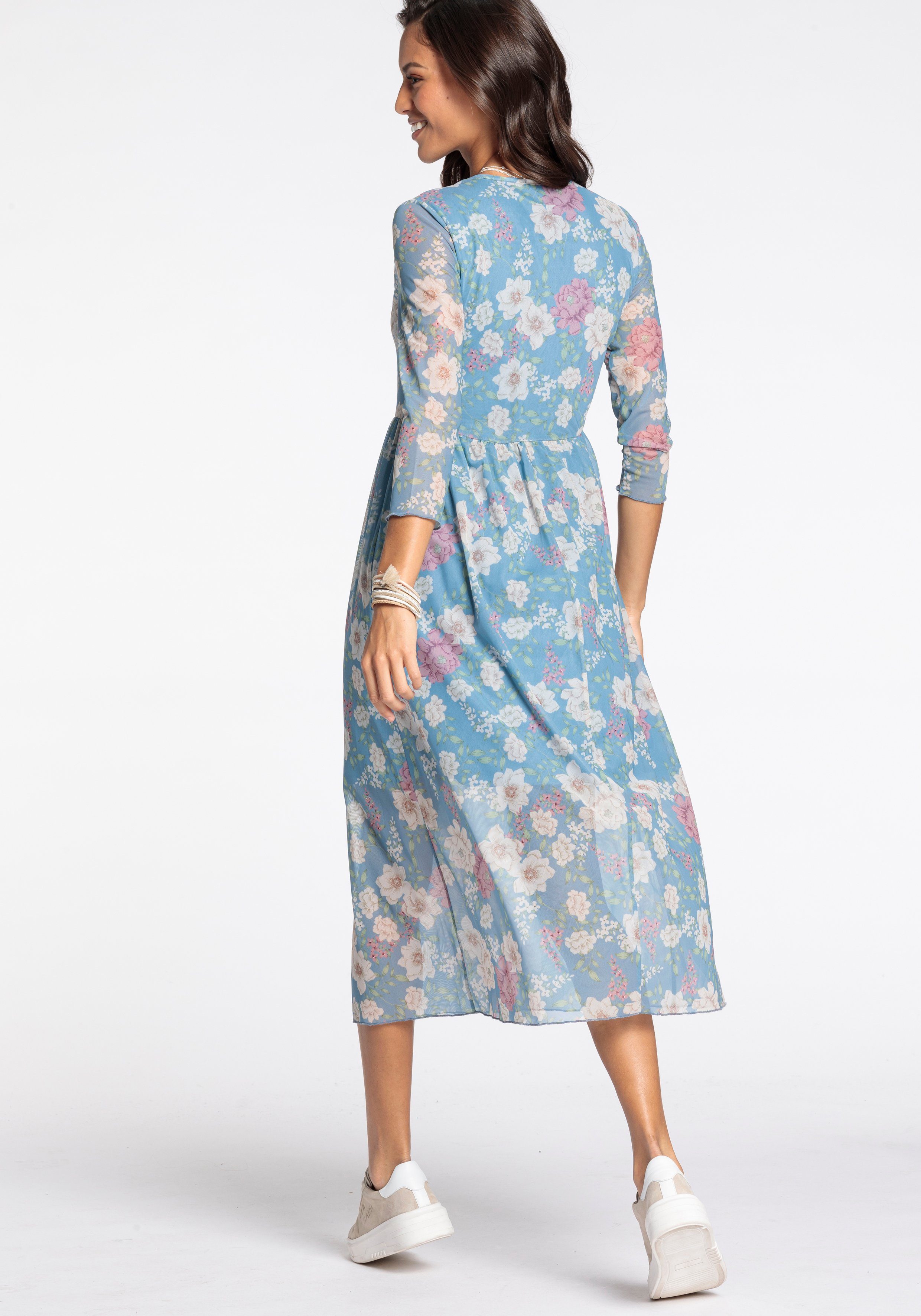 Laura Scott Meshkleid wadenlang, ausgestellt, aus günstig online kaufen