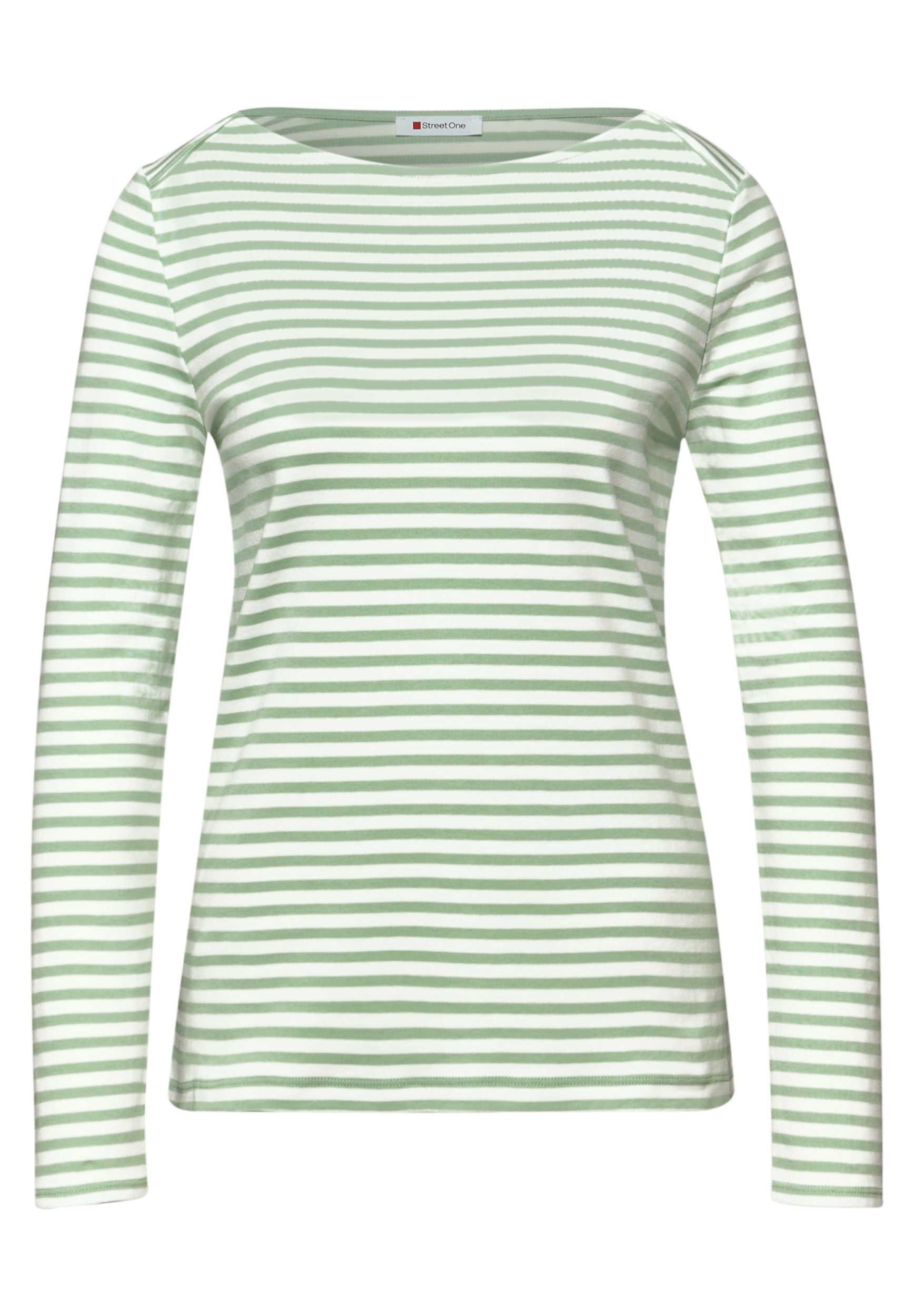 STREET ONE Langarmshirt LTD QR u-boat yds stripe shirt günstig online kaufen
