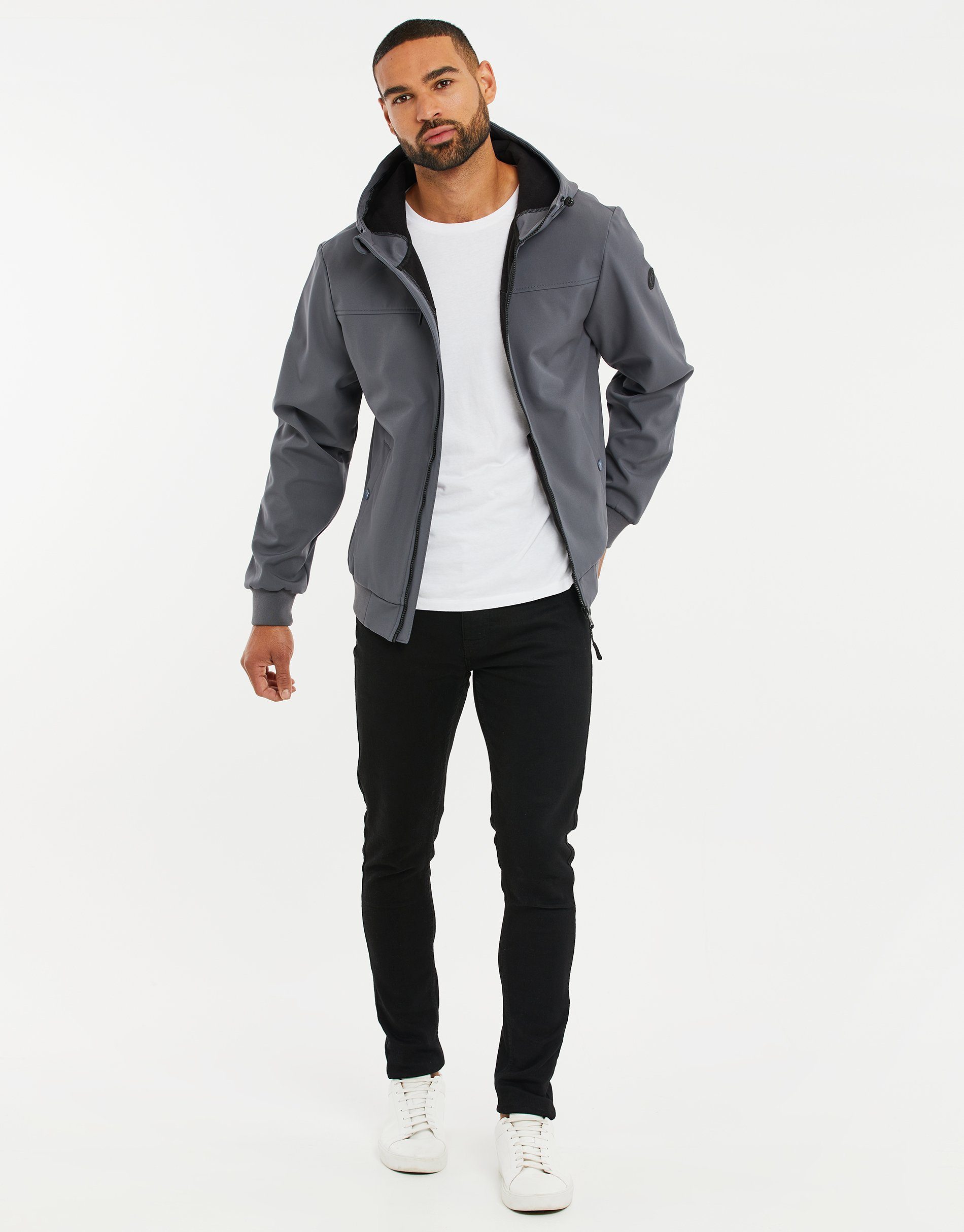 Threadbare Outdoorjacke Nerston Charcoal THB Jacket