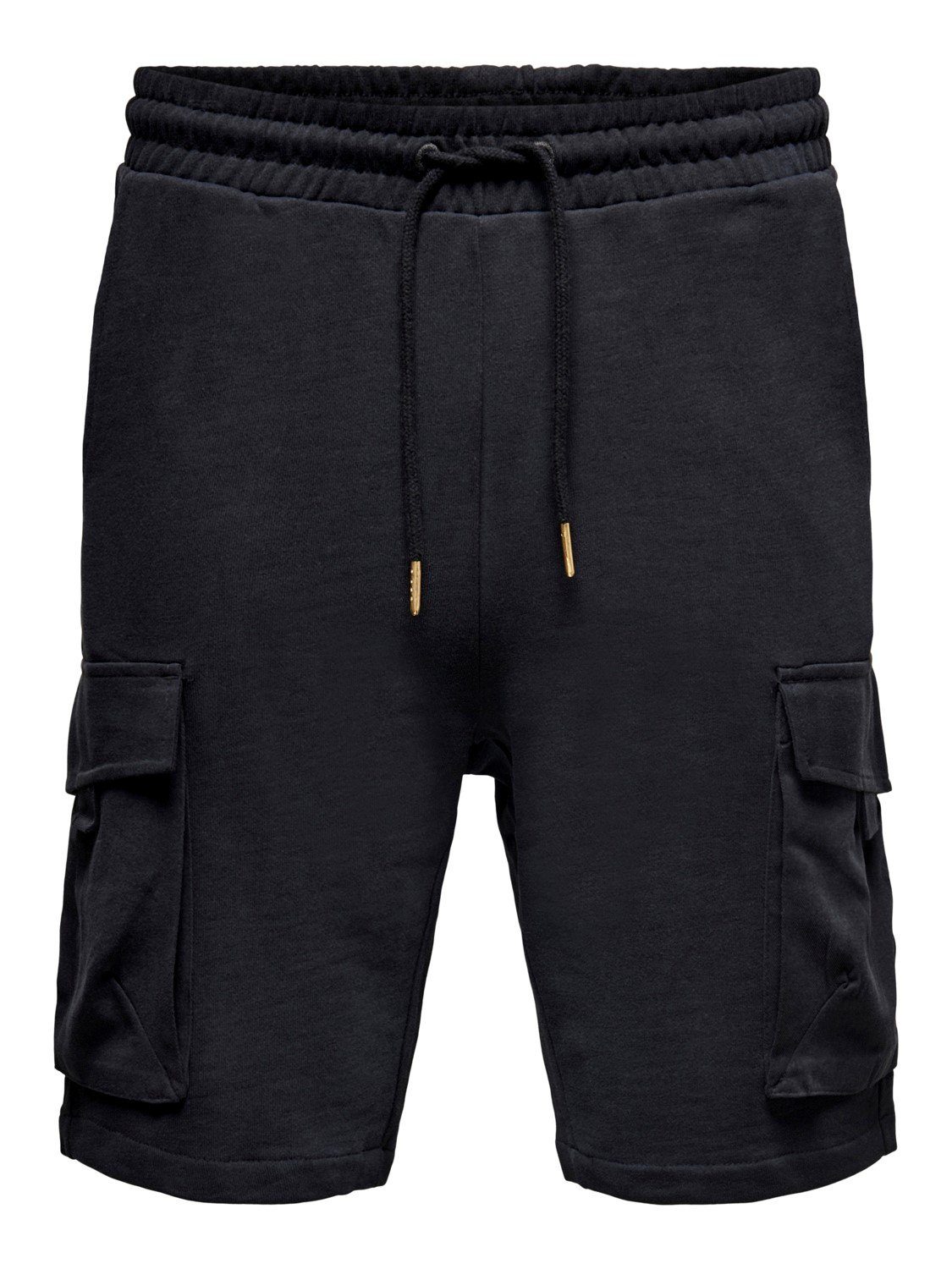 ONLY & SONS Shorts ONSNICKY aus Baumwolle Black 22019126
