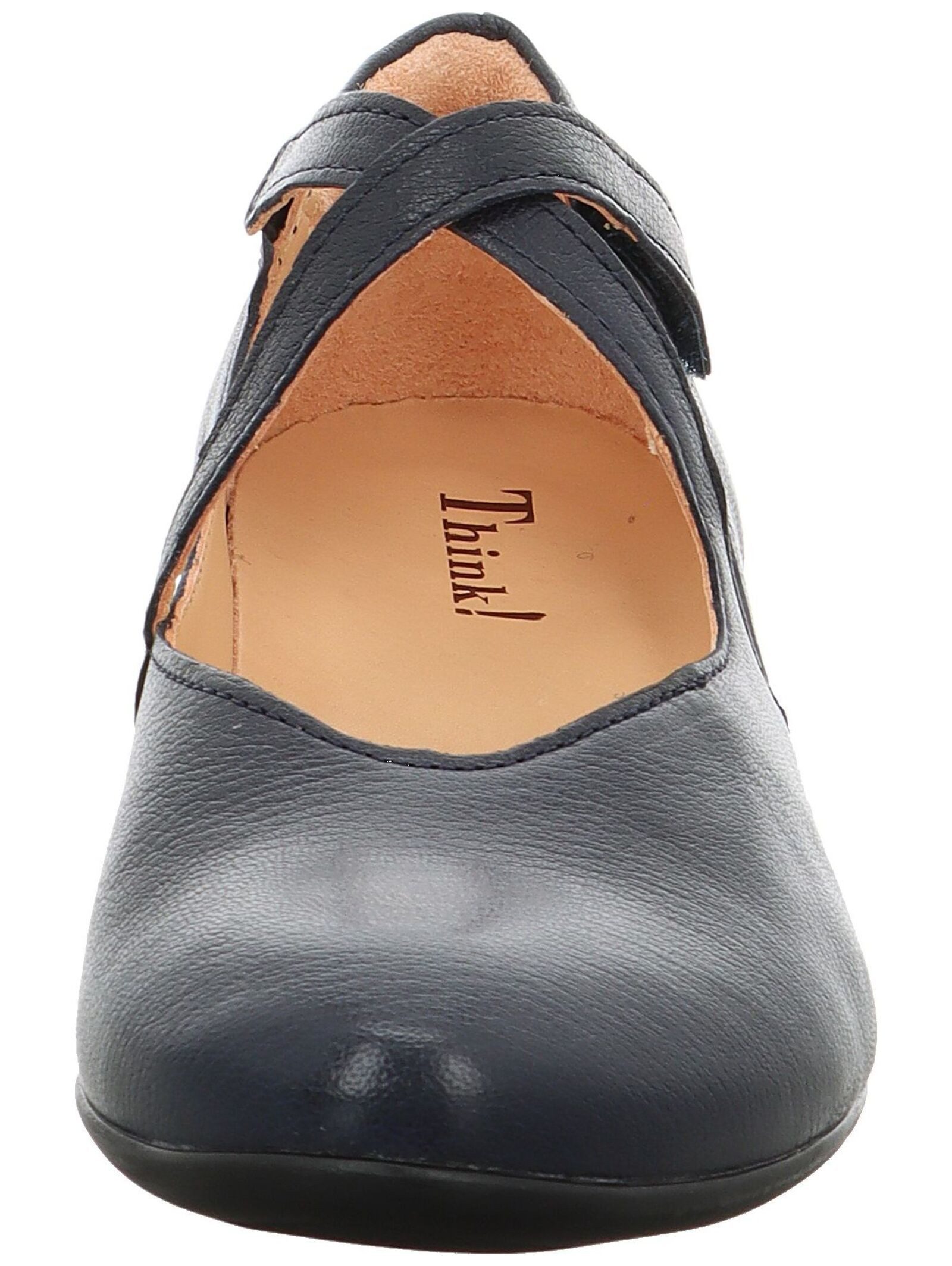 Think! Think! Ballerinas Leder Riemchenballerina