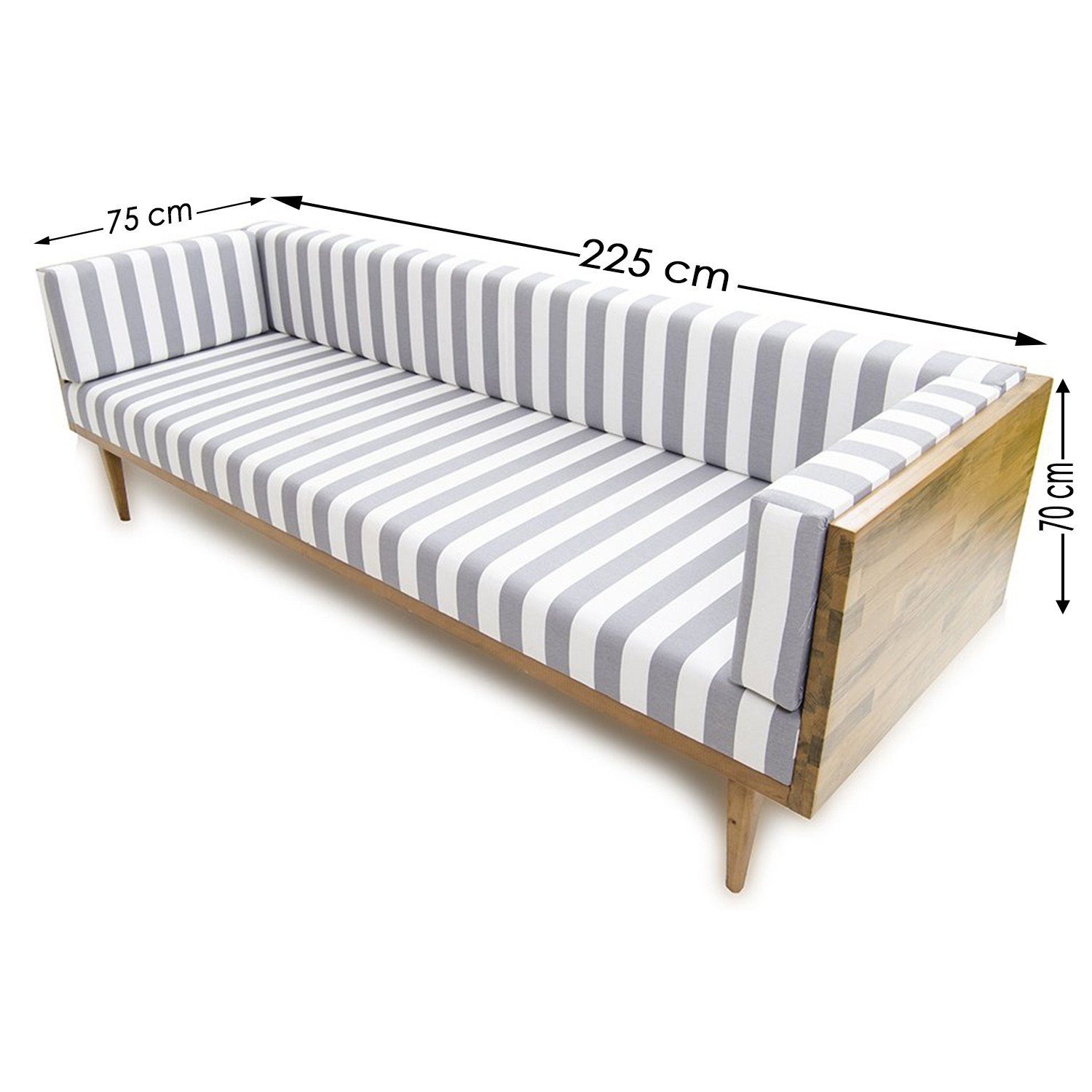 Sofa Skye MSV4304-3-Sitz-Sofa Decor
